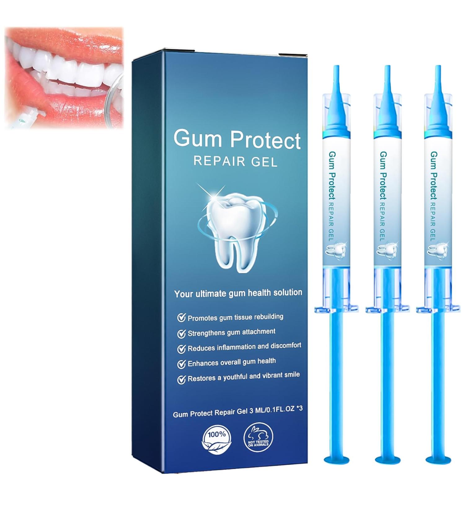 Gum Therapy Gel Set 3 Pieces for Deep Cleaning Stain Removal and Gum Protection - Buy Online on GoSupps.com
