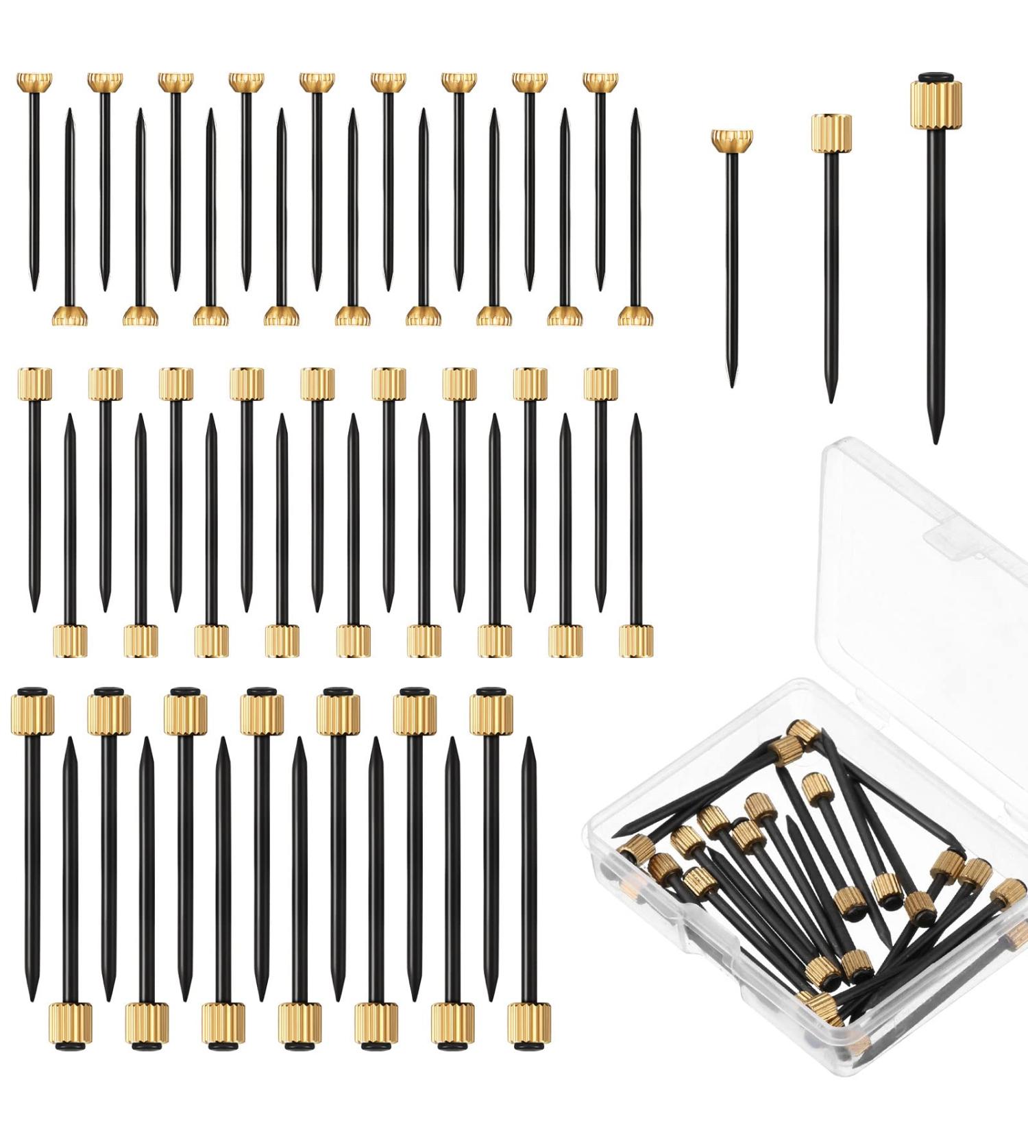 Hotop Picture Hanging Nails Picture Frame Nails Black Steel Nails and Brass Head Picture Frame Hangers Nails Hardware  5-30 lbs (75 Pieces Small  Medium  Large) Small  Medium  Large 75 - Buy Online on GoSupps.com