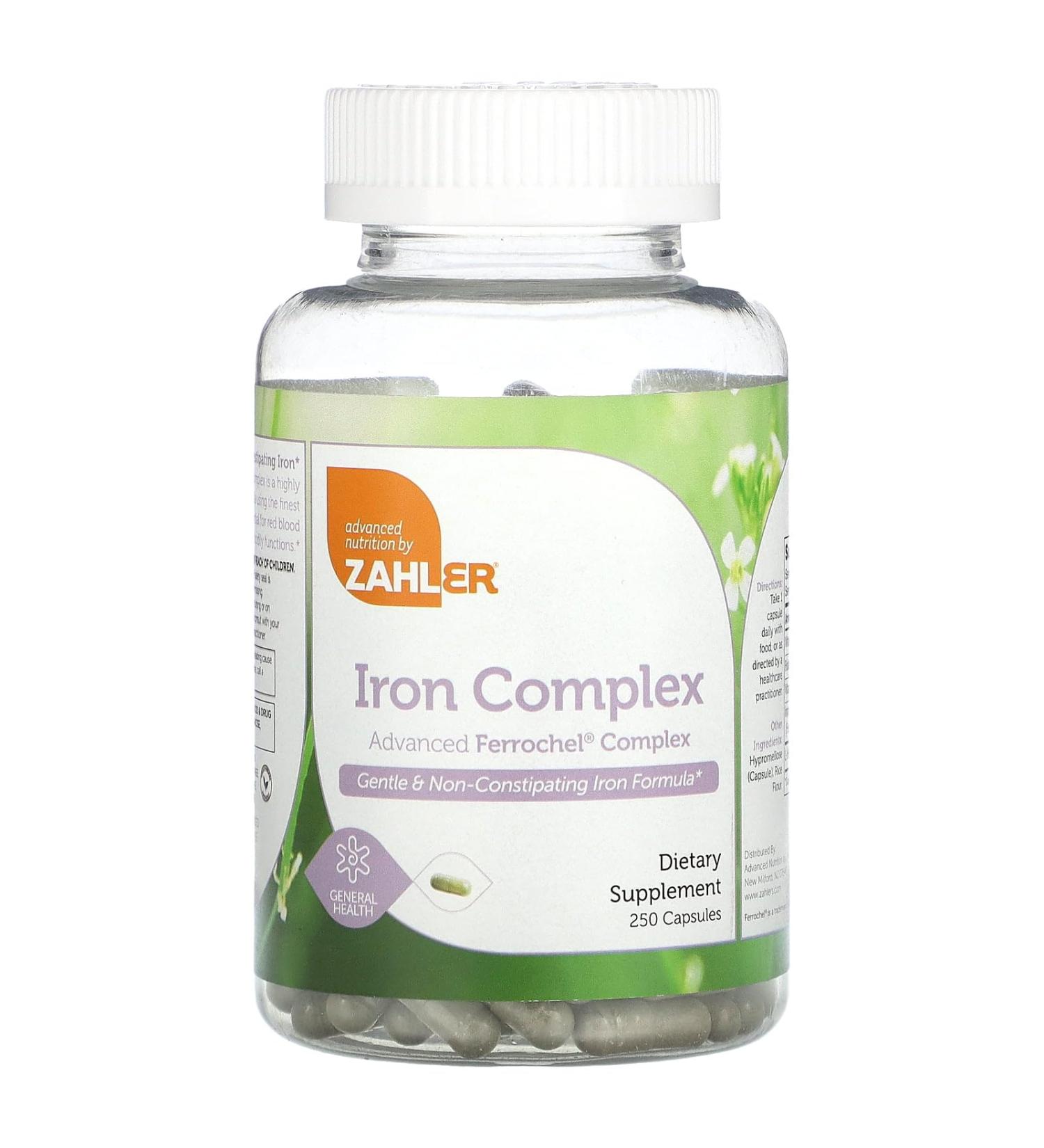 Zahler Iron Complex 250 Capsules
