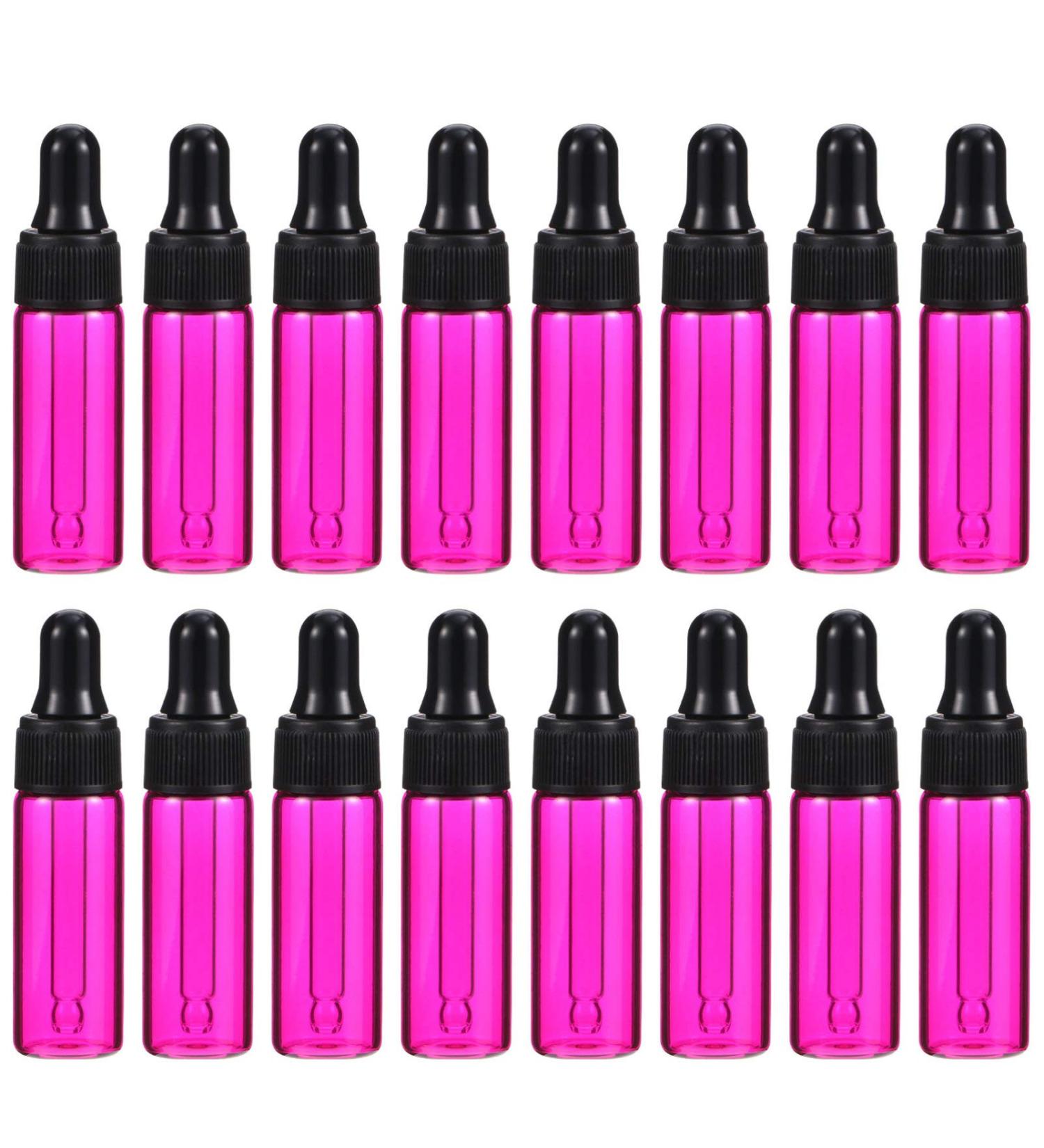 Buy Healifty 30 Pack 5ml Empty Essential Oil Bottles with Pipettes - Refillable Perfume & Aromatherapy Glass Containers for Travel & Cosmetics - Buy Online on GoSupps.com