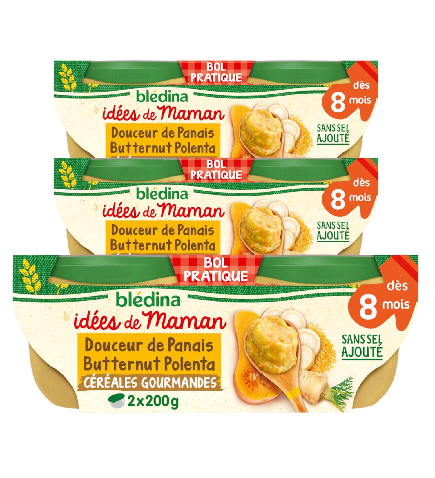 Bl dina Mom's Ideas Baby Meals from 12 Months Parsnip Butternut Polenta 6x200g - Buy Online on GoSupps.com