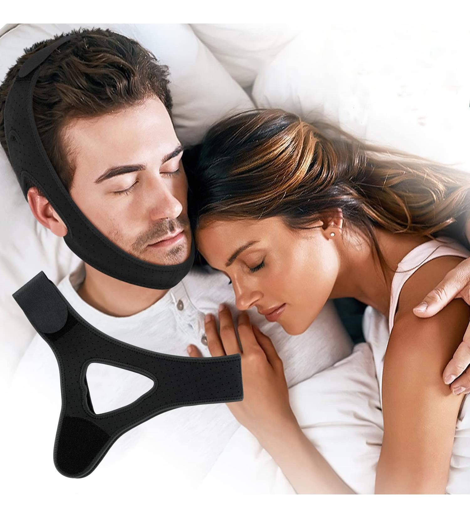 KELIHAWK Snoring Chin Strap - Stop Snoring Sleep Aid for Men and Women - Black - Buy Online on GoSupps.com