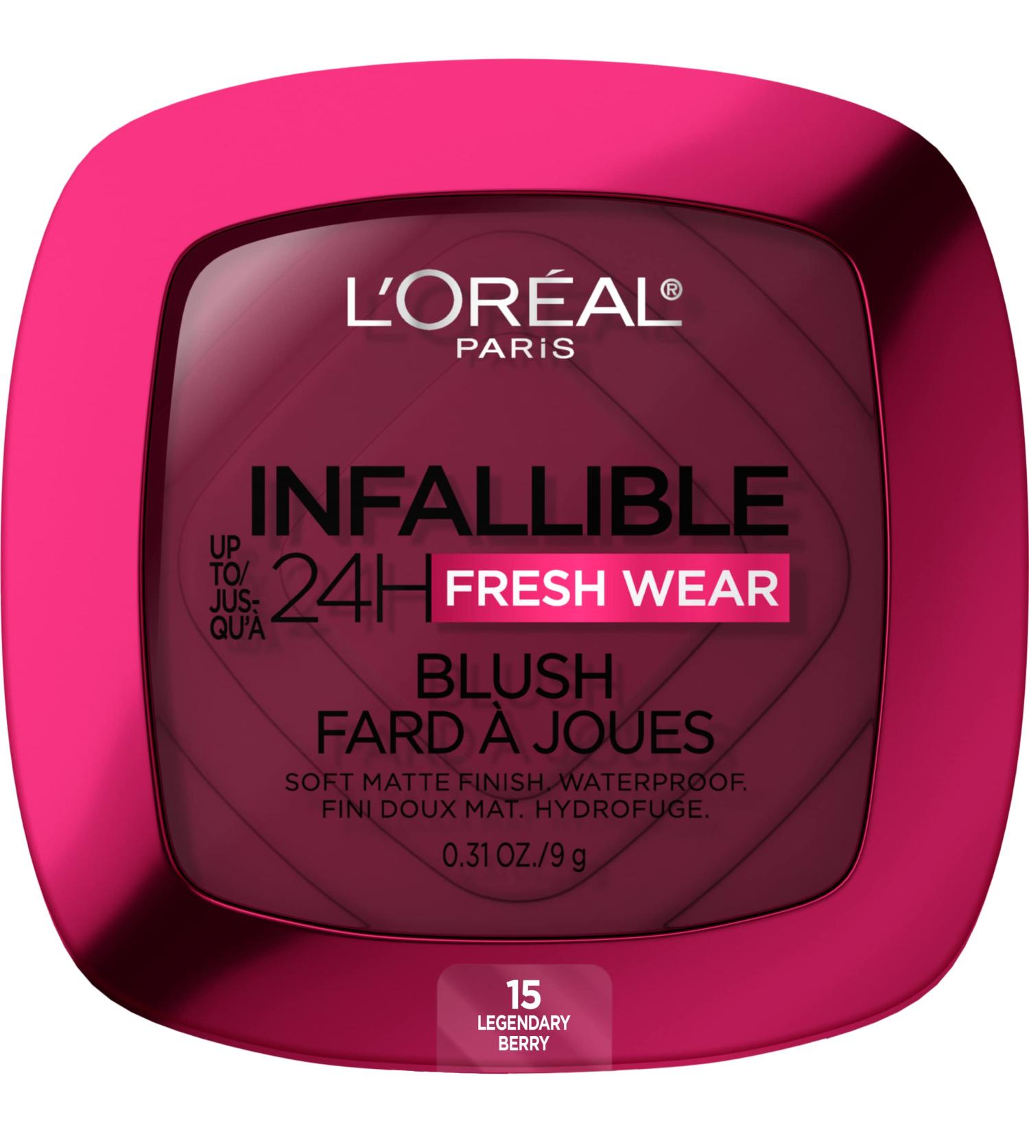 L'Oreal Paris Infallible 24H Fresh Wear Soft Matte Blush - Legendary Berry - Buy Online on GoSupps.com