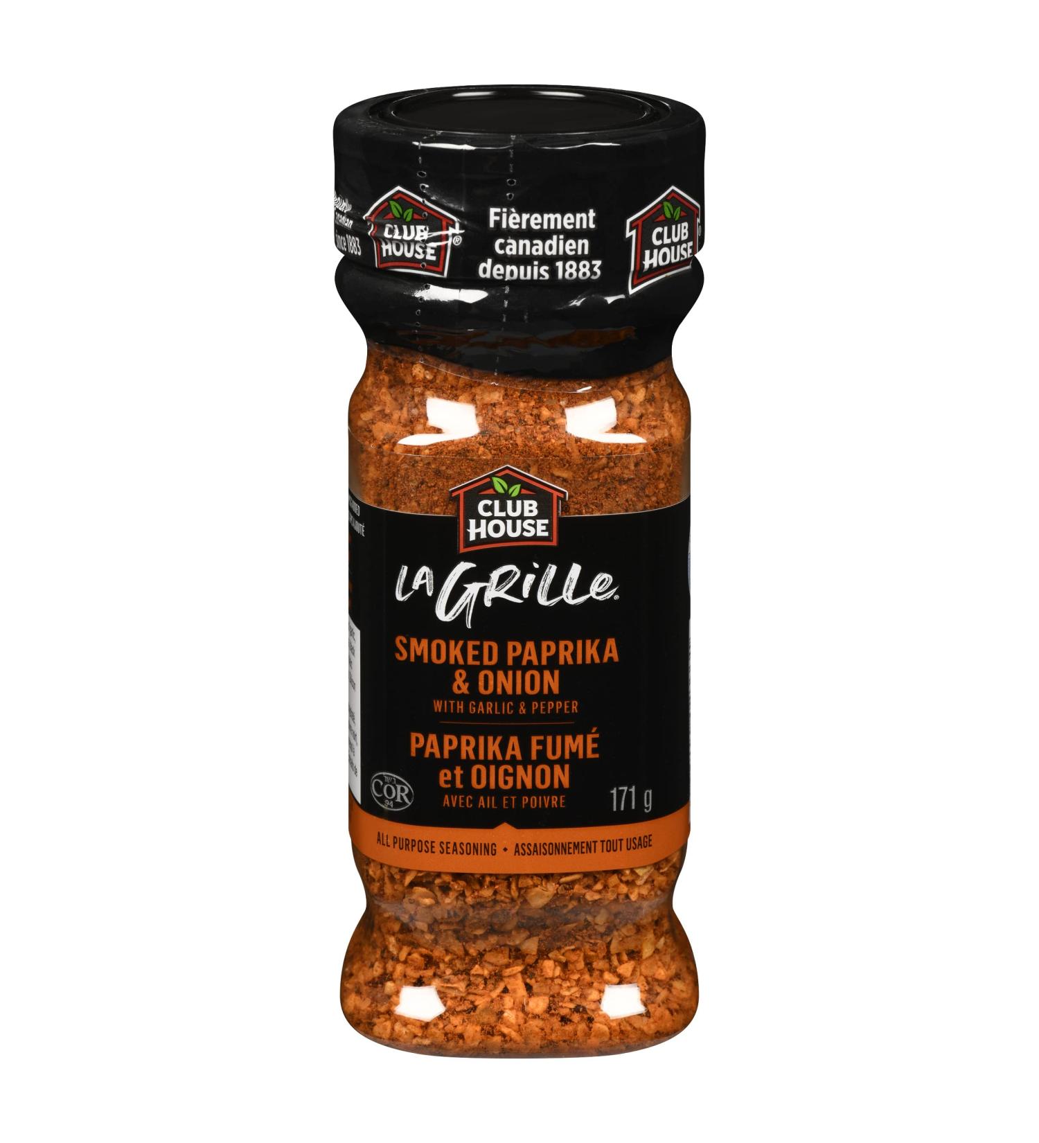 Club House La Grille Grilling Made Easy Smoked Paprika & Onion with Garlic & Pepper All Purpose Seasoning 171g - Buy Online on GoSupps.com