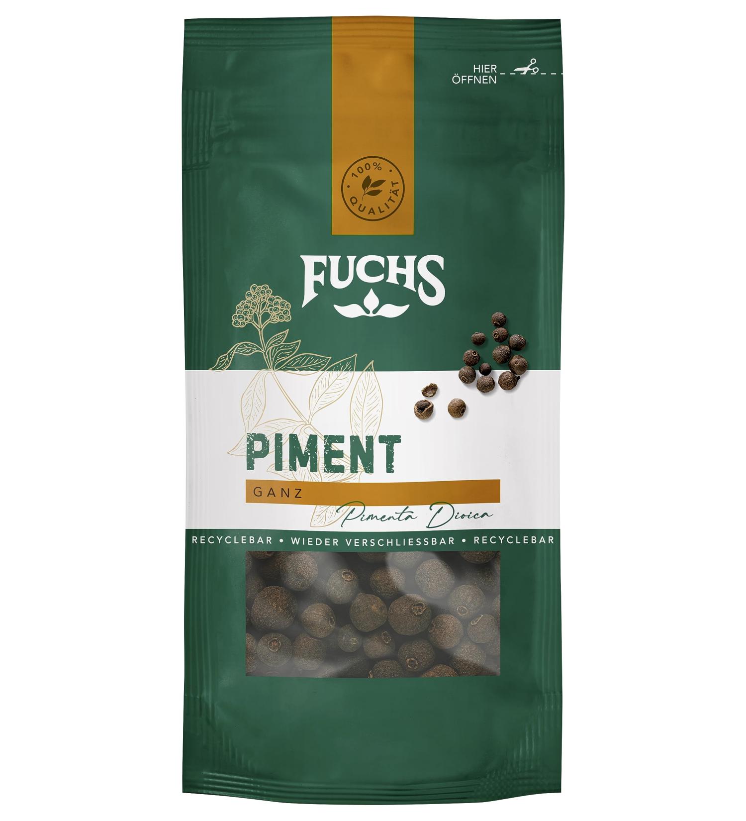 Fuchs Gew rze - Allspice whole in a resealable recyclable bag - made from natural ingredients - 15 g