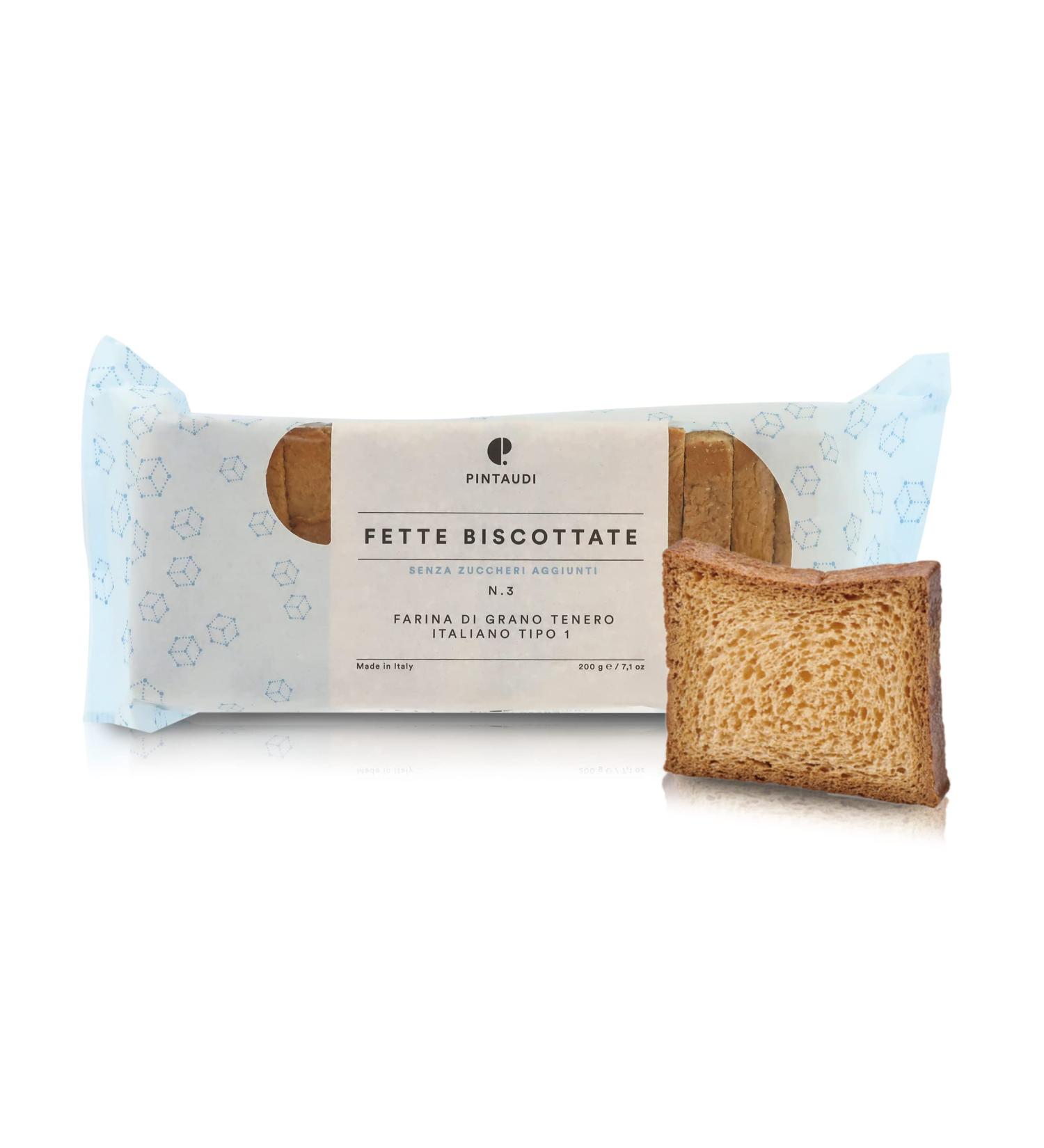 Pintaudi Rusks N.3 Rusks with No Added Sugar 200 Grams / 7.05 Oz - Buy Online on GoSupps.com