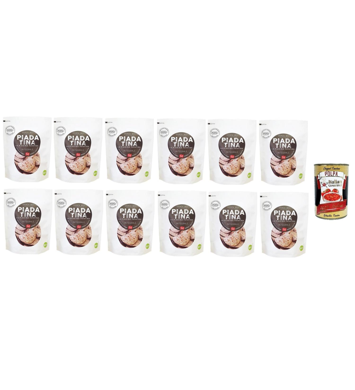  Italian Gourmet E.R. Figuli Organic Piadatina 100g + Italian Gourmet Pulp 400g Pack of - Buy Online on GoSupps.com