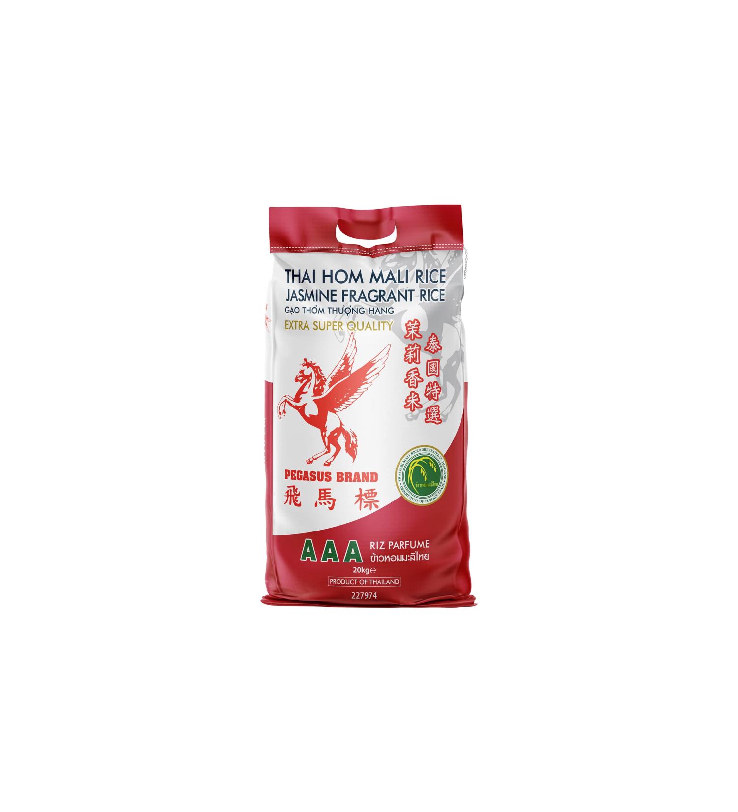Pegasus Fragrant Rice 5 kg - Premium Quality Long Grain Rice - Buy Online on GoSupps.com