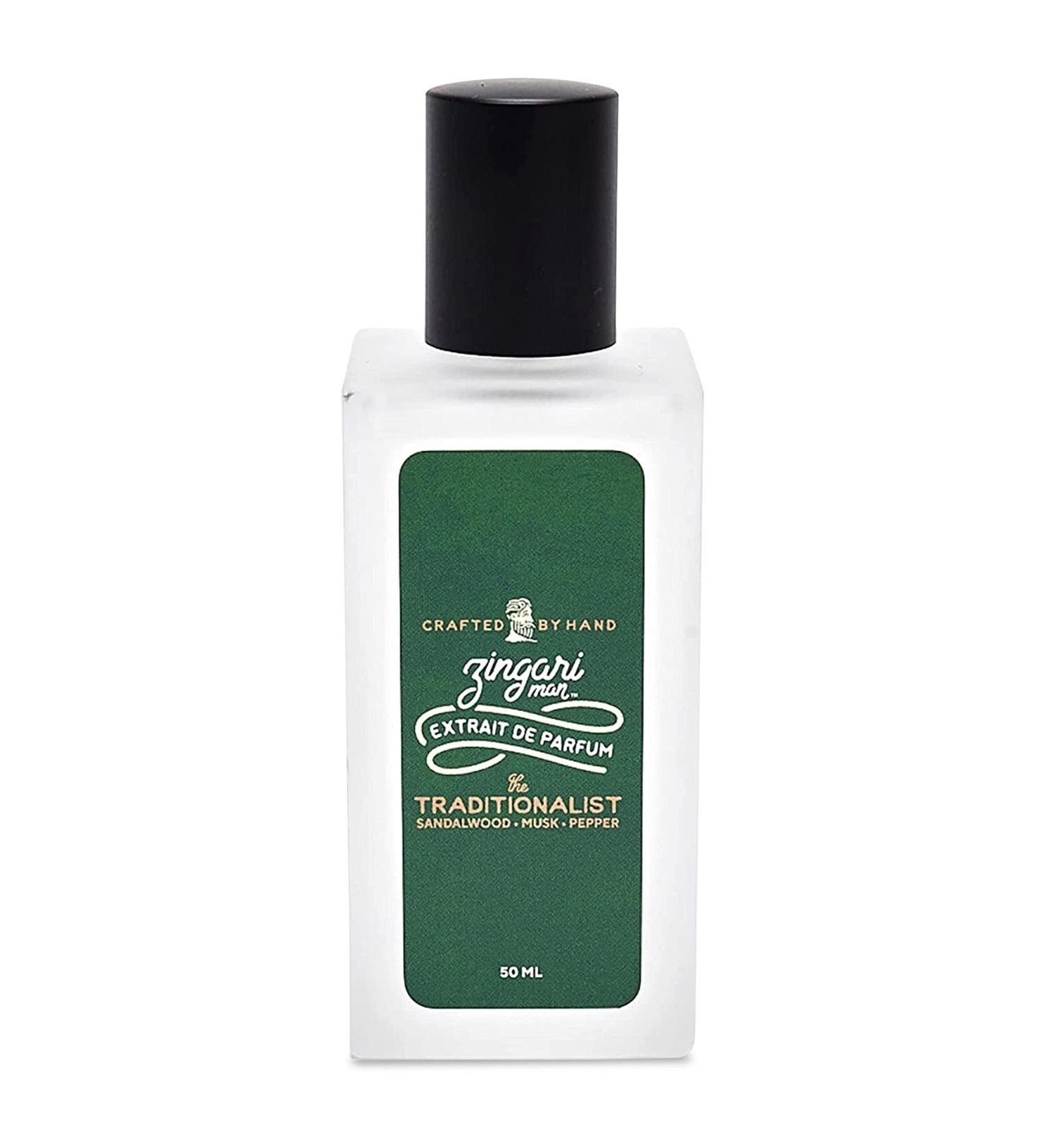 Zingari Man The Traditionalist Extrait Cologne for Men Concentrated Perfume for Long Lasting Fragrance Classic Sandalwood Musk and Pepper Scent Splash On After Shaving 50 ml Sandalwood Musk and Peper - Buy Online on GoSupps.com