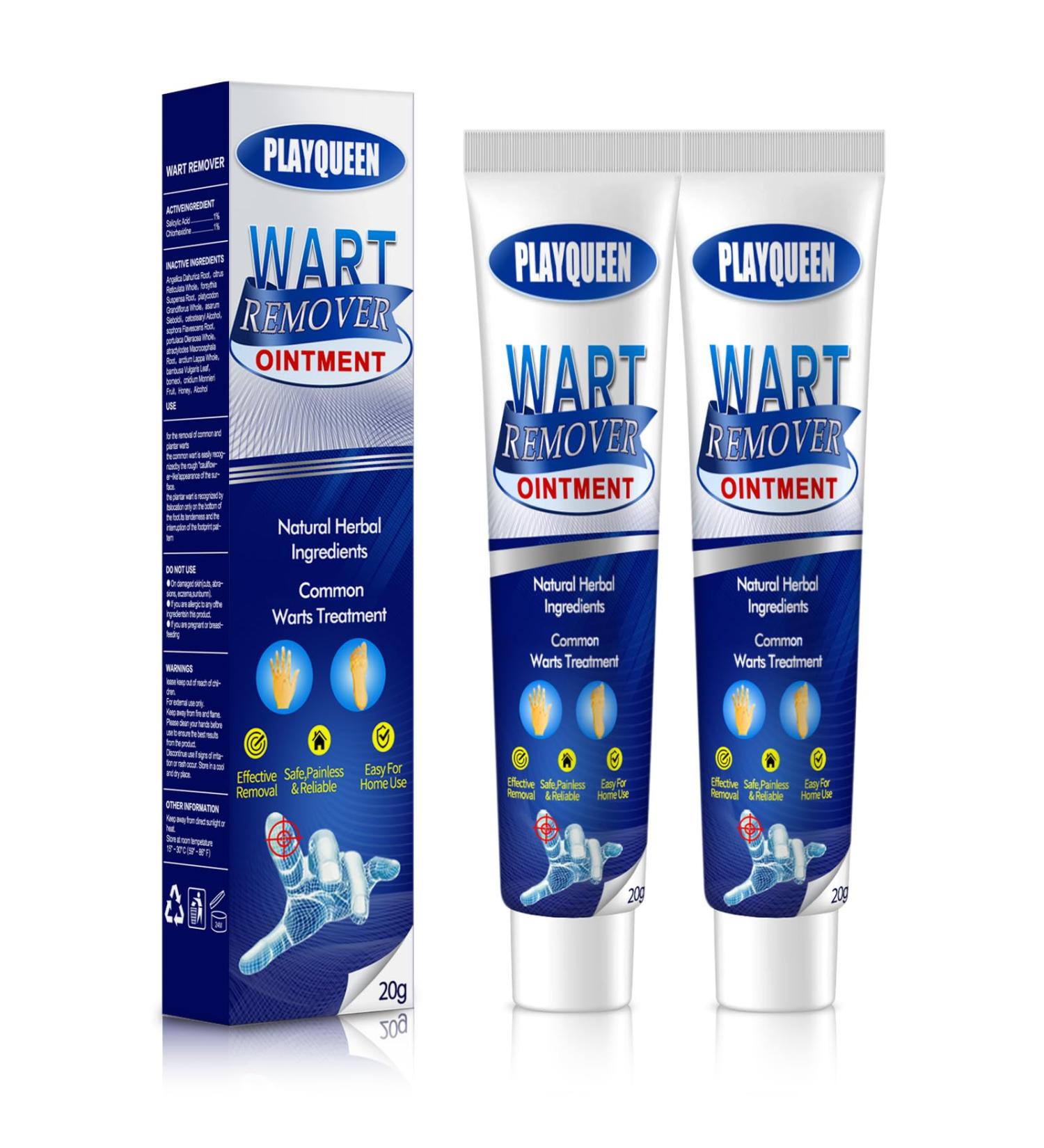 Fast Acting Wart Remover Ointment | Maximum Strength Wart Gel with Salicylic Acid | Effective Treatment for Common Plantar & Genital Warts - International Shipping Available - Buy Online on GoSupps.com