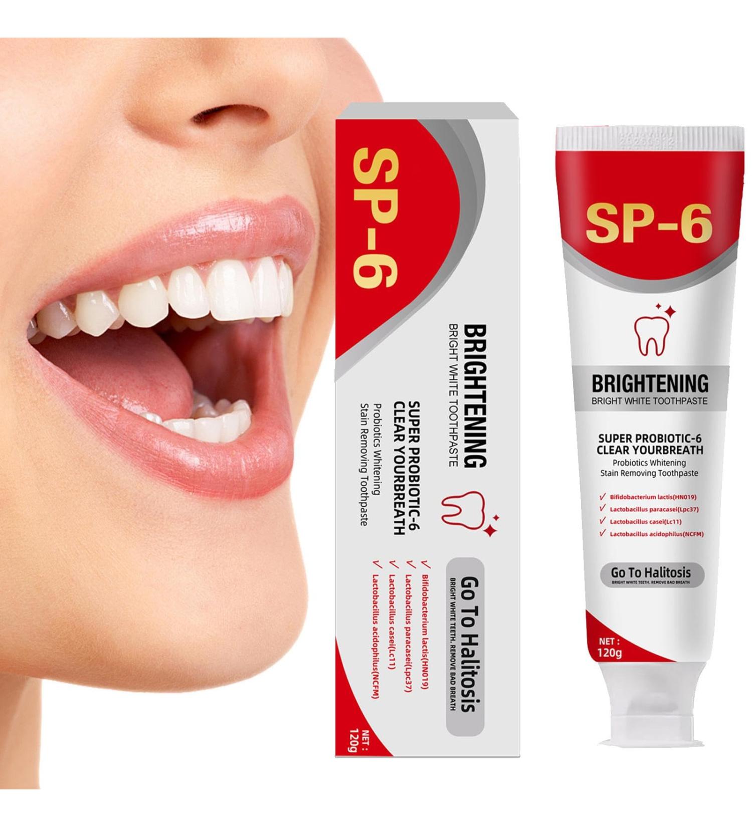  Nbhuiakl Cleans Teeth & Eliminates Odors - 120g Brighter Toothpaste to Remove Coffee and Wine Odors for Travel Camping - Buy Online on GoSupps.com