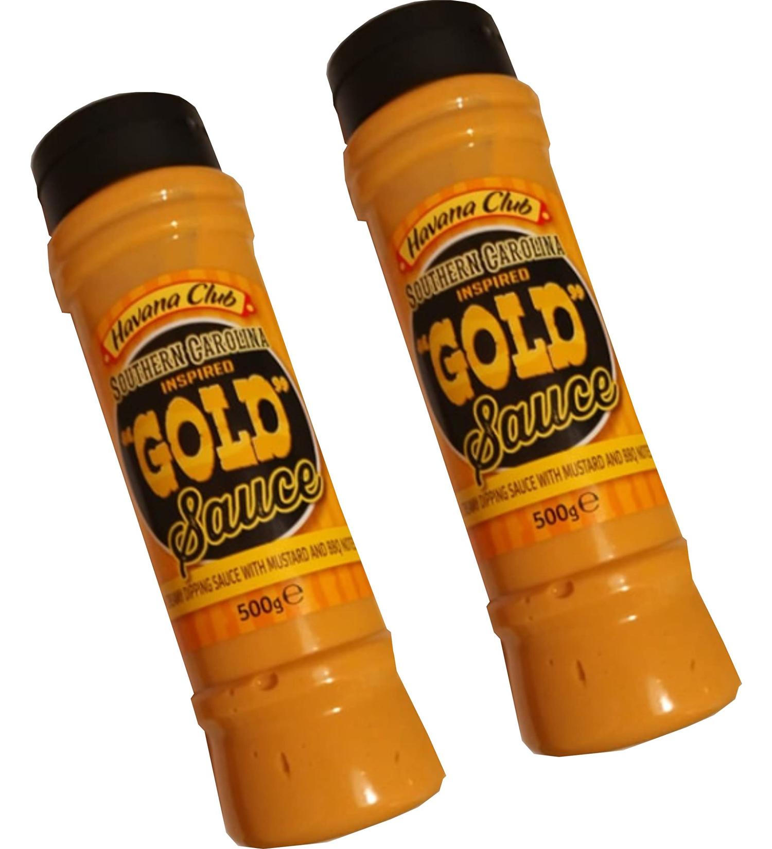 Gold Sauce Southern Caroline in spired GOLD sauce x2 500ml. Creamy dipping sauce with mustard and BBQ notes. Gold barbecue sauce - Buy Online on GoSupps.com