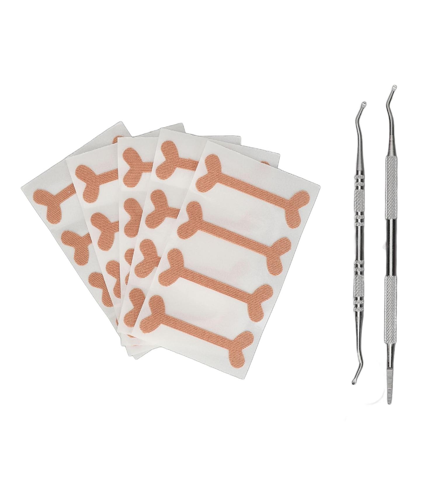 Toe Nail Growth Corrector Device Set Stainless Steel Ingrown Toenail Corrector Strips Kit for Pedicure - Buy Online on GoSupps.com