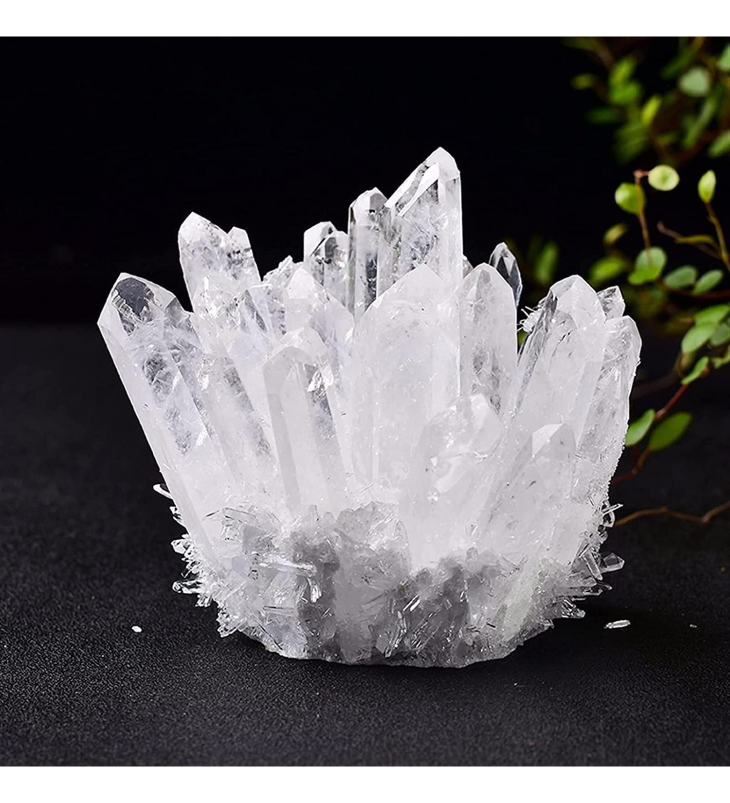 Natural Crystal Rough Nature Gemstones Drum Stones Natural Crystal Cluster Amethyst Rock Rehearsal Yellow Green Purple Quartz Stone raw Crystals Residential Culture (Color : Clear Quartz Size : 500 500-550g Clear Quartz - Buy Online on GoSupps.com