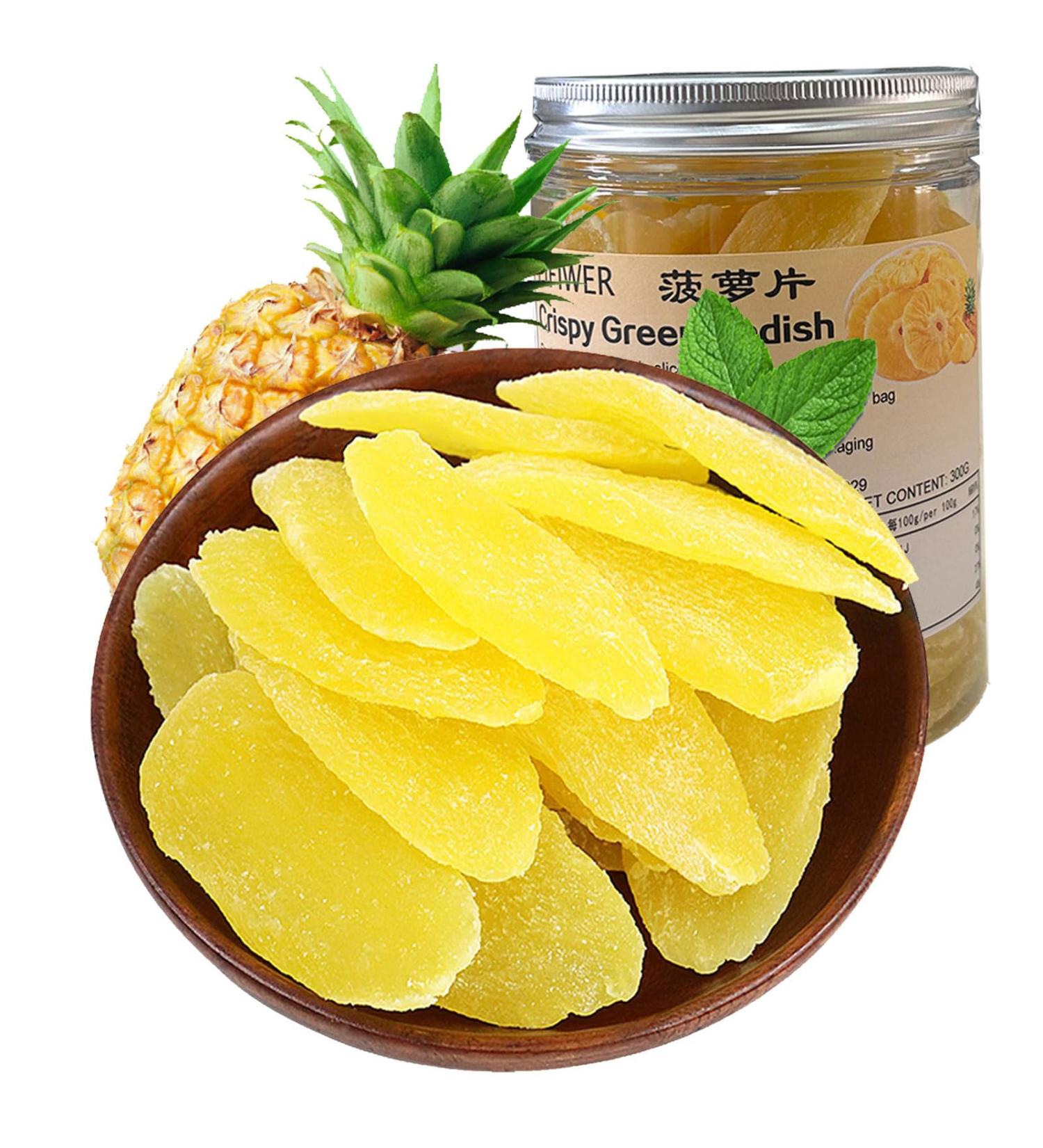 Dried Pineapple Chunks Snacks 300g deliciousdried pineapple slices with Sugar Added Dried Pineapple Chunks Suitable for snacking and baking - Buy Online on GoSupps.com