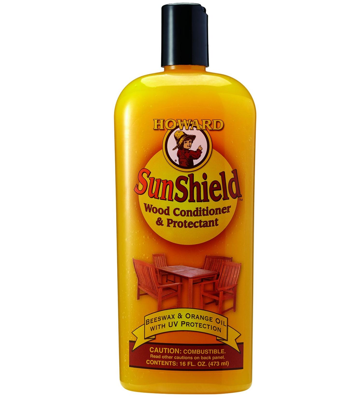 Howard SWAX16 SunShield Outdoor Furniture Wax - UV Protection 16oz | Yellow - Buy Online on GoSupps.com