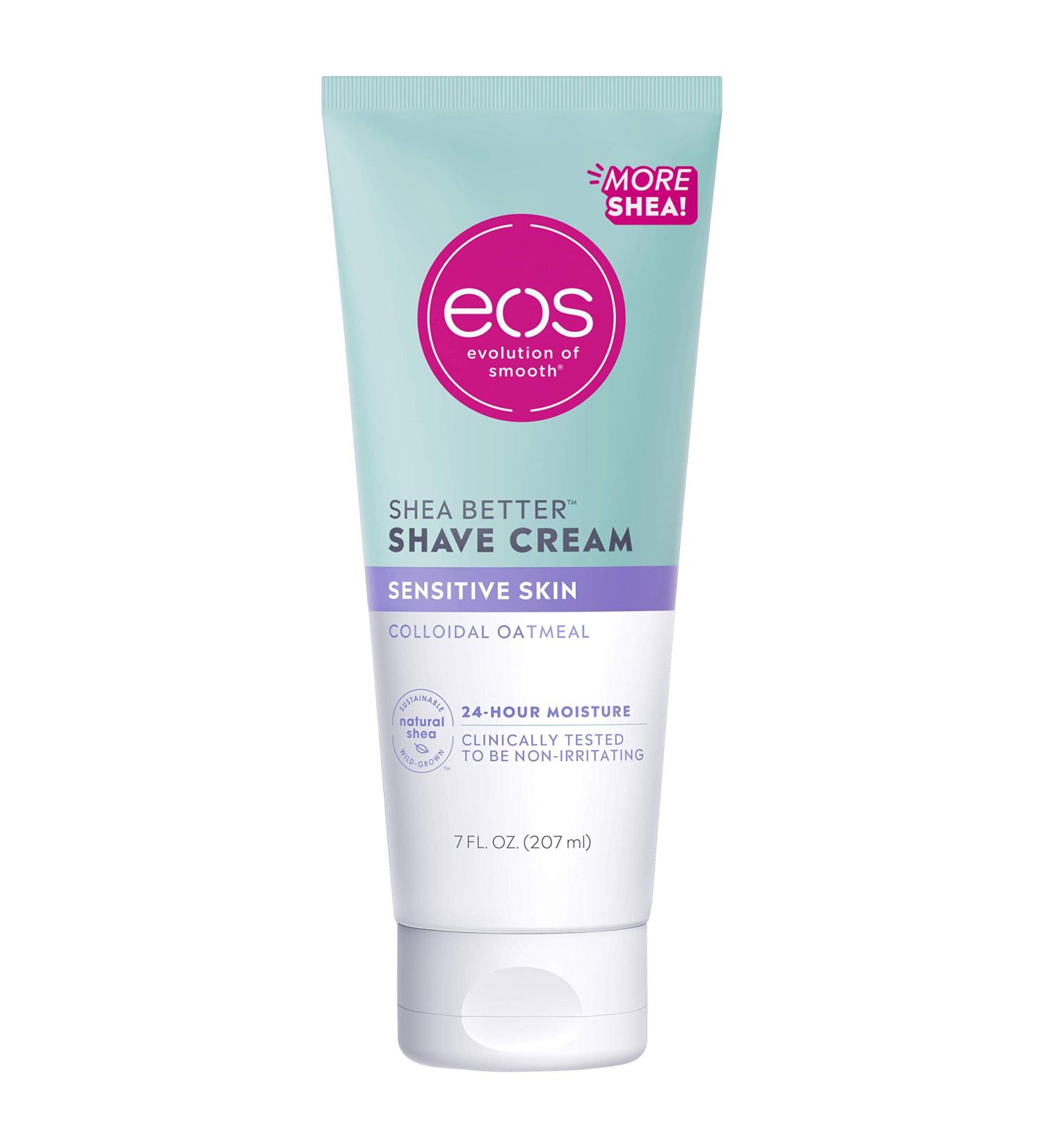 EOS Shea Better Shave Cream for Sensitive Skin with Colloidal Oatmeal - 7 fl oz - Buy Online on GoSupps.com