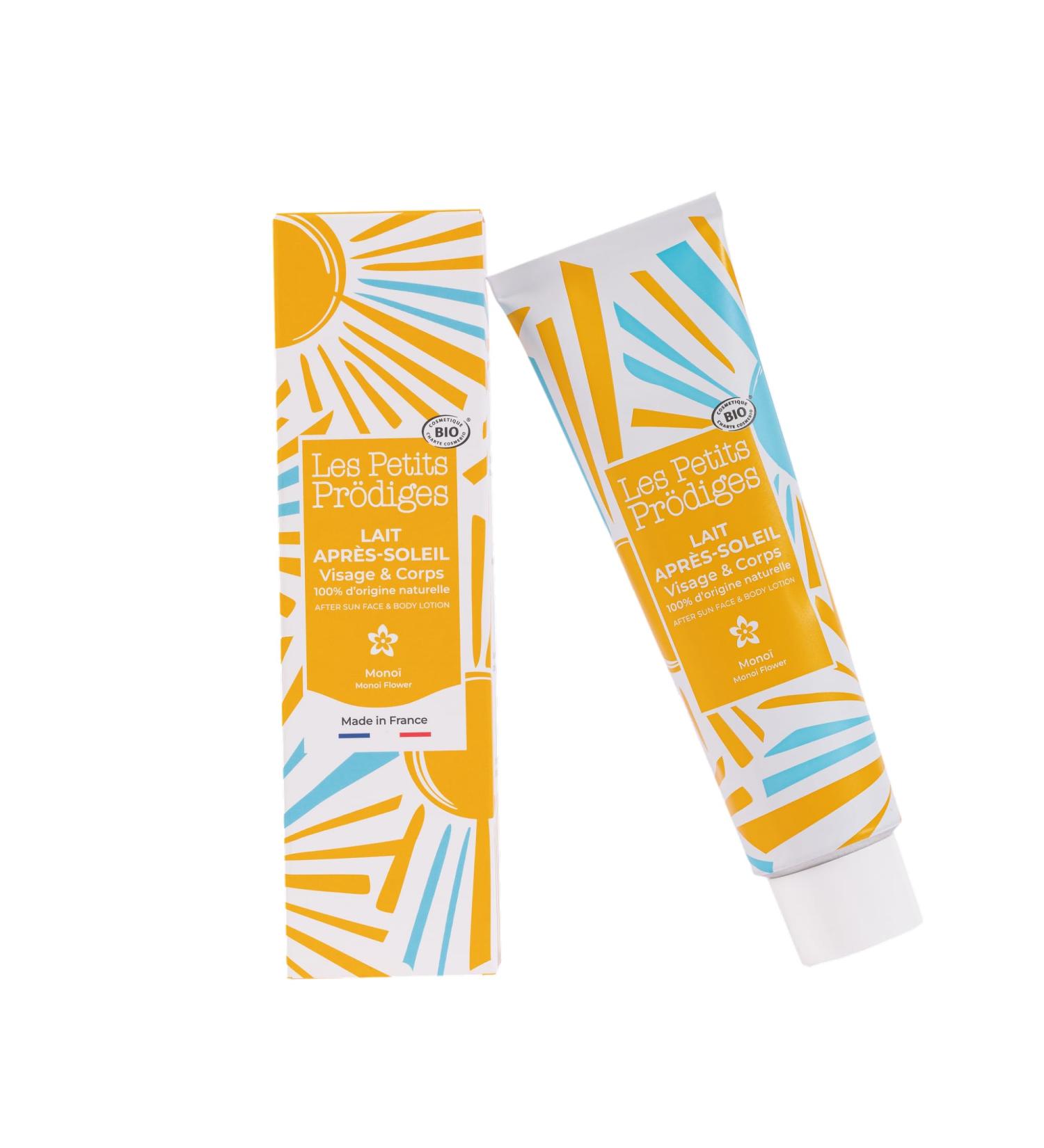 Les Petits Pr diges MONO Face & Body Aftersun Milk 100 ml Organic Moisturizes Soothes Refreshes Vegan with Aloe Vera Juice - Buy Online on GoSupps.com