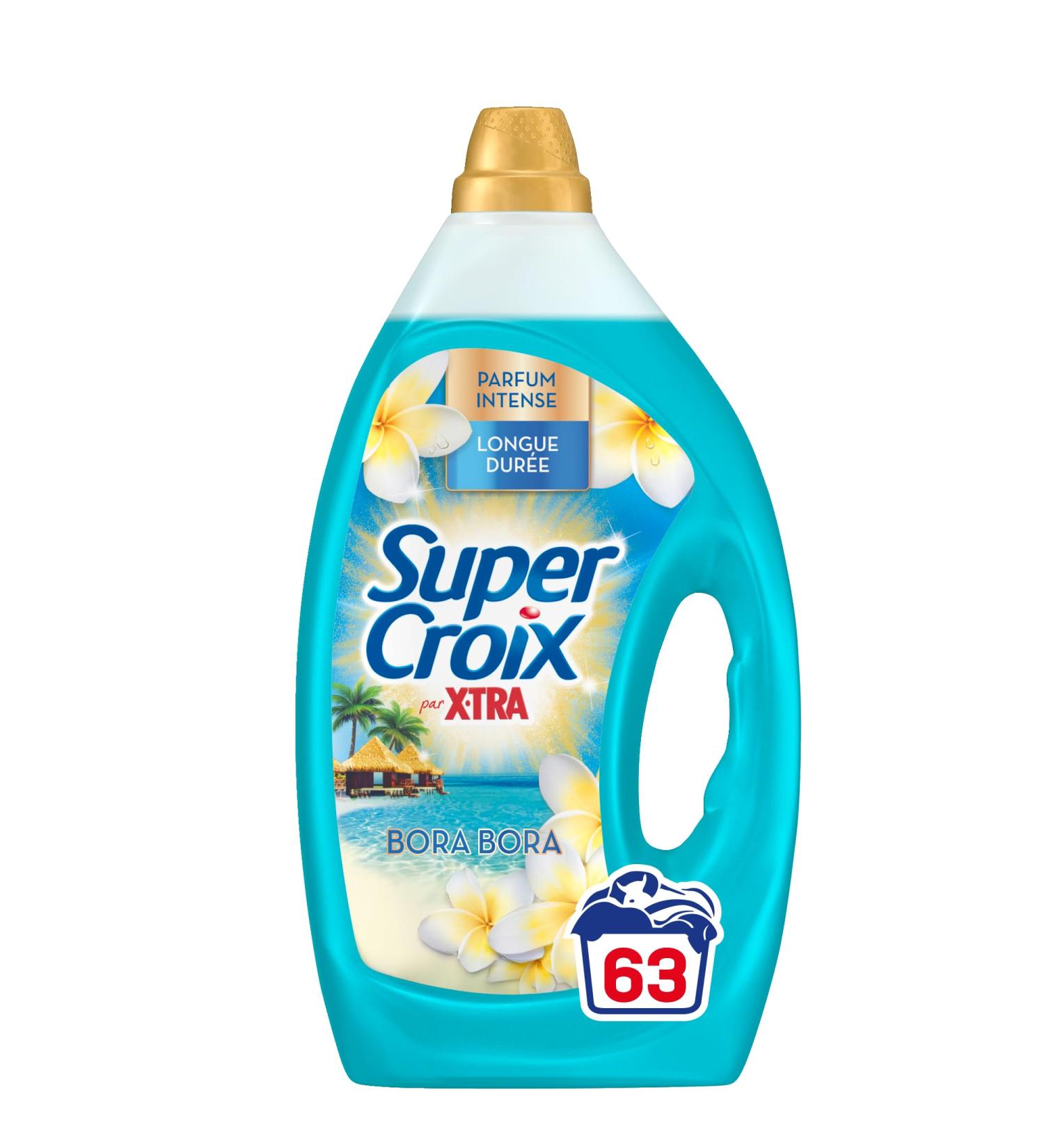 Super Croix by X Tra - Liquid Laundry Detergent - Bora Bora - Monoi Flowers & Aloe Milk - Moment Escape - Sensory Experience - Buy Online on GoSupps.com