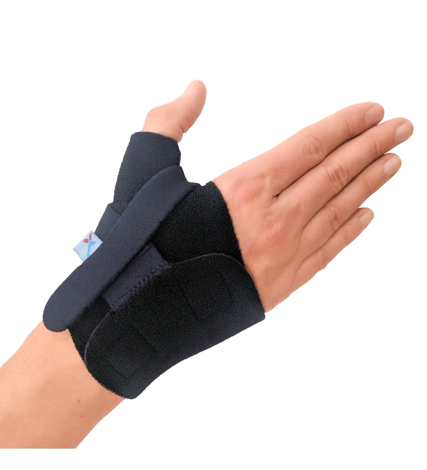 Express Orthopaedic - Medically Approved Carpometacarpal (CMC) Joint Support With Thumb Wrist Compression Strap - 1 UNIT (LARGE - Palm Circ:20-24cm RIGHT) LARGE - Palm Circ:20-24cm RIGHT - Buy Online on GoSupps.com