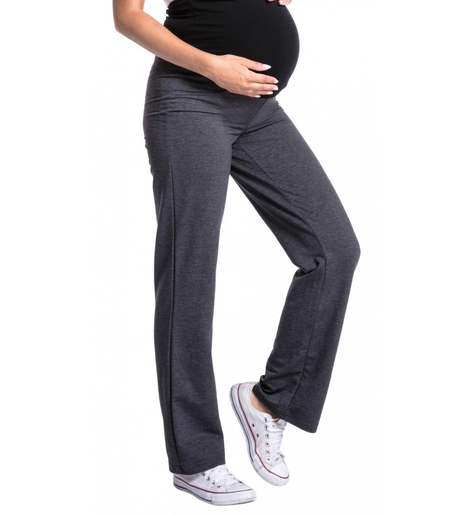 Pregnancy Pants for Women - Zeta Ville 691c Graphite Melange - Medium Length - Buy Online on GoSupps.com