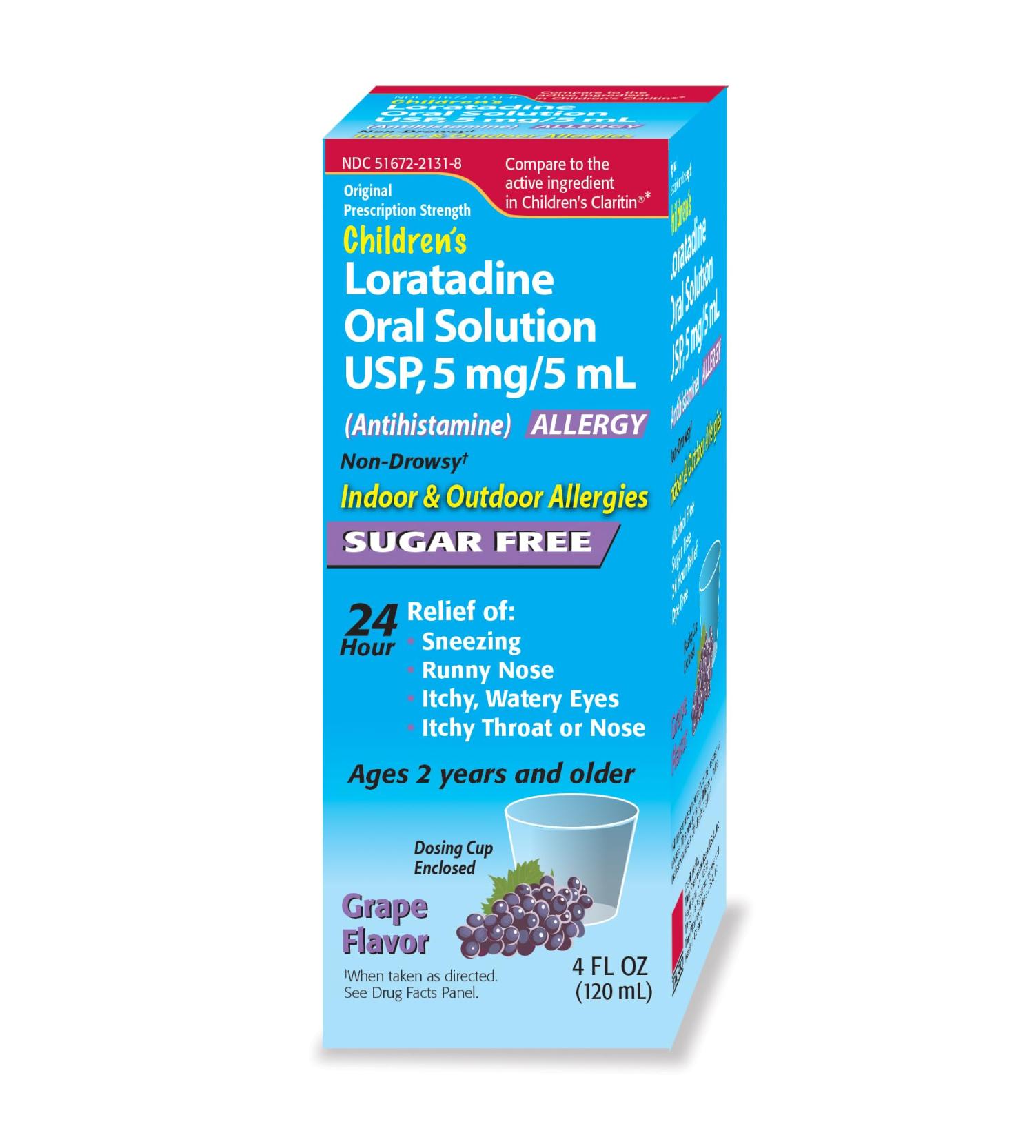 Children s Grape Oral Solution - Non-Drowsy 24h Allergy Relief for Sneezing Runny Nose & Itchy Eyes - Buy Online on GoSupps.com