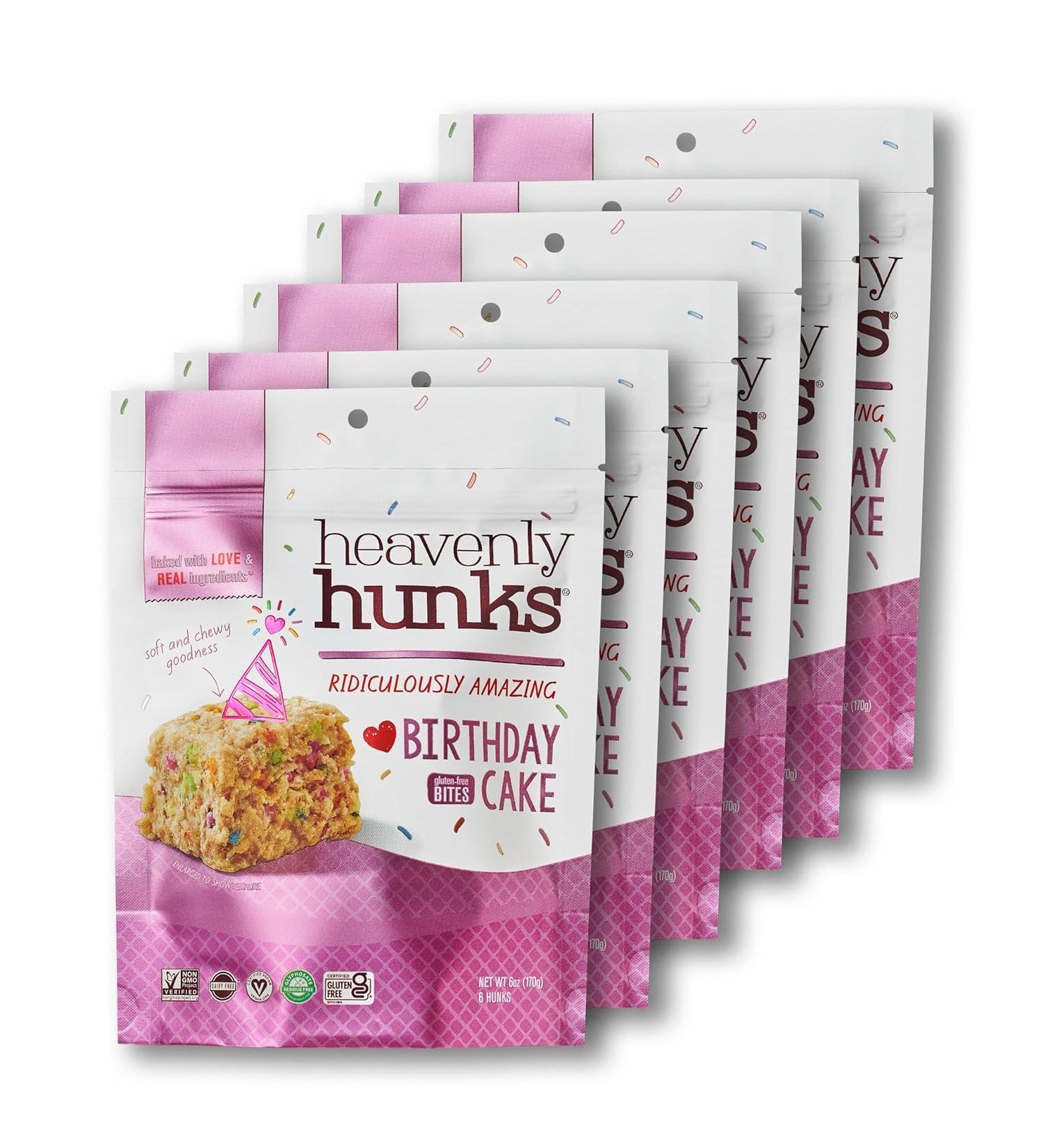 Heavenly Hunks - Birthday Cake 6 x 170g - Buy Online on GoSupps.com