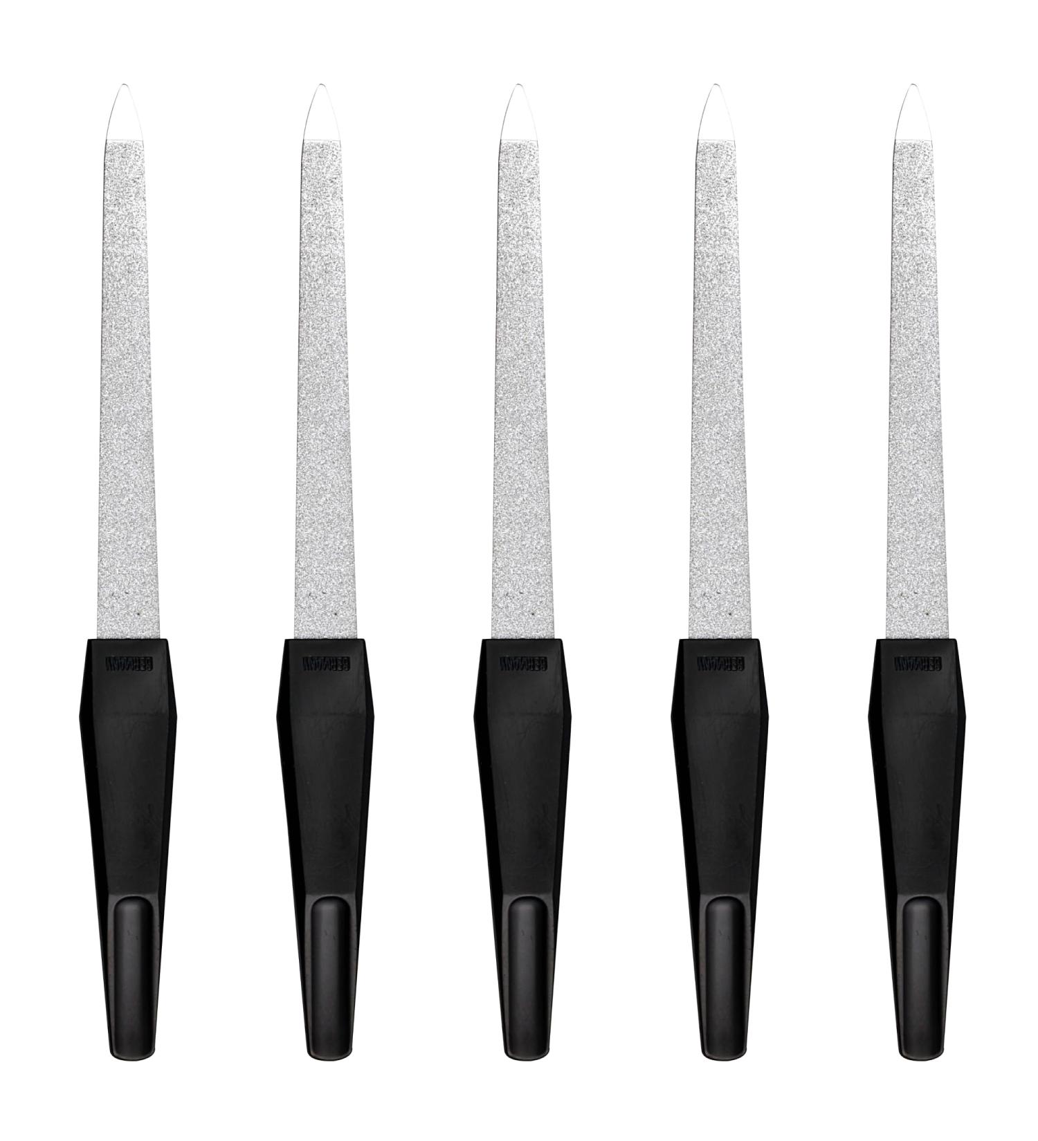 Sonnenschein by Hans Kniebes Nail File 15 cm from Germany for Manicure and Pedicure Sapphire File with Coarse and Fine Coating Side Set of 5 15 cm 15 cm 5 - Buy Online on GoSupps.com