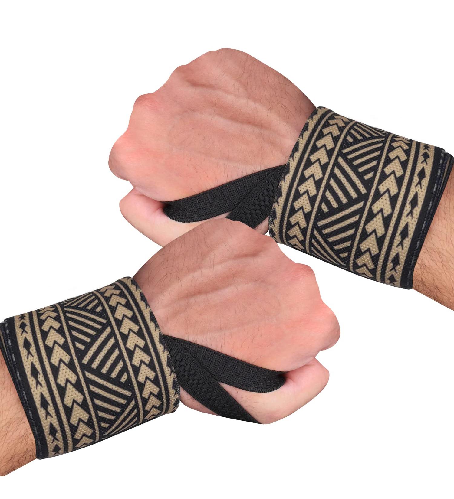 Iconic Legendz Professional 20 Wrist Wraps (Pair) - Adjustable Straps for Gym and Weightlifting - Buy Online on GoSupps.com