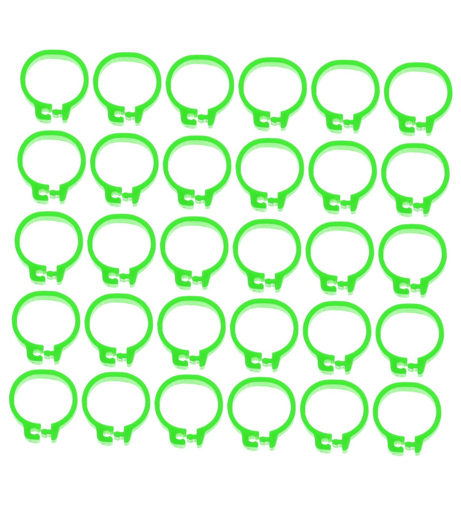 BESPORTBLE 300 Pcs Pigeon Anklet Chicken Legs Tag Pet Where Chick Bands Stuff Pigeon Foot Ring Baby Duck Parrot 1.3X1.3CMx3pcs Greenx3pcs - Buy Online on GoSupps.com