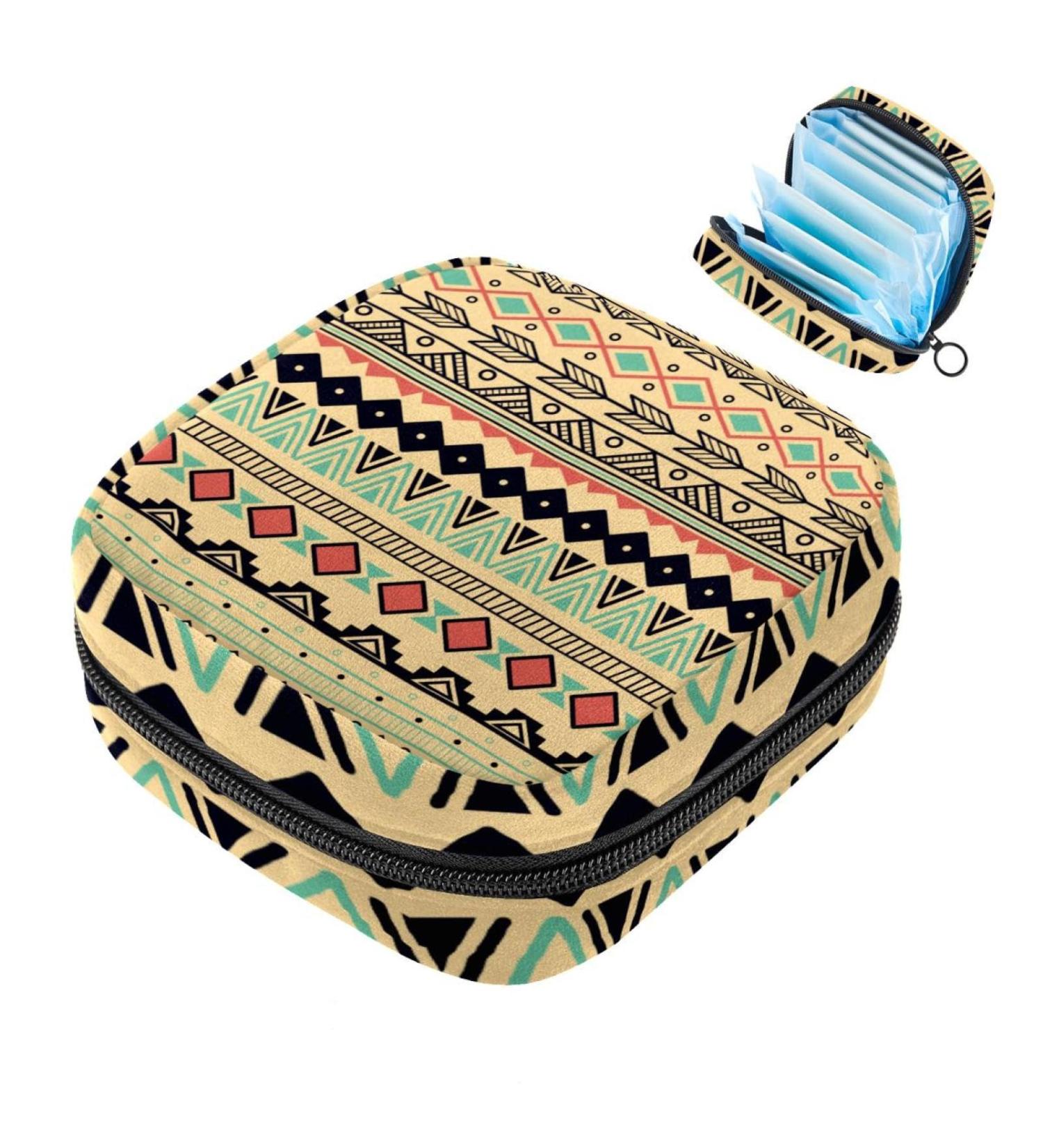 Portable Women's Binding-Up Bags | Menstrual Cup & Pad Storage | Boho Bags for Teens & First Period Essentials - Buy Online on GoSupps.com