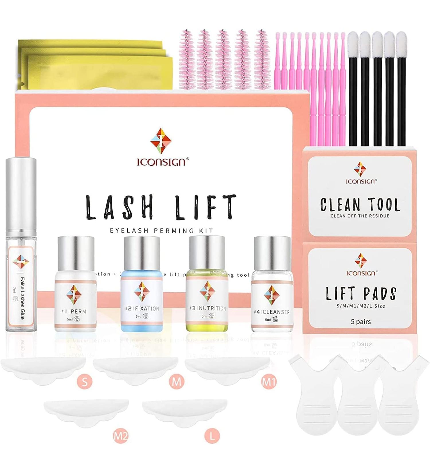 2023 Lash lift kit eyelash perm kit Professional Lash Curling Full Lash Extensions Set Semi-Permanent Curling Perming Wave Lash Lifting Tools Suitable For Salon Beauty Treatments White - Buy Online on GoSupps.com