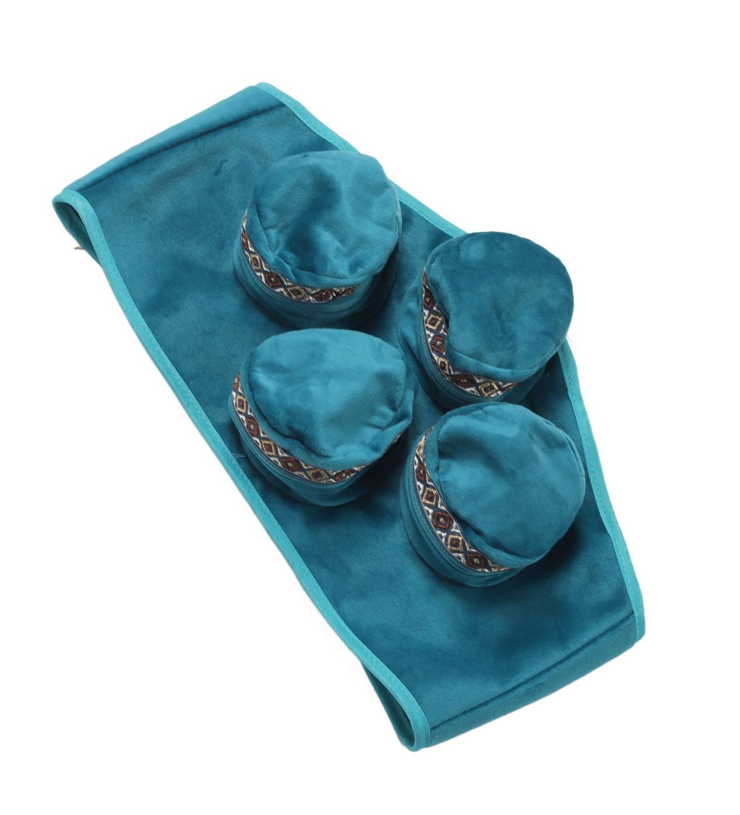 Universal Moxibustion Cover - Thermal-Insulating Velvet Box Cover with Adjustable Shoulder Straps & Hooks - Buy Online on GoSupps.com