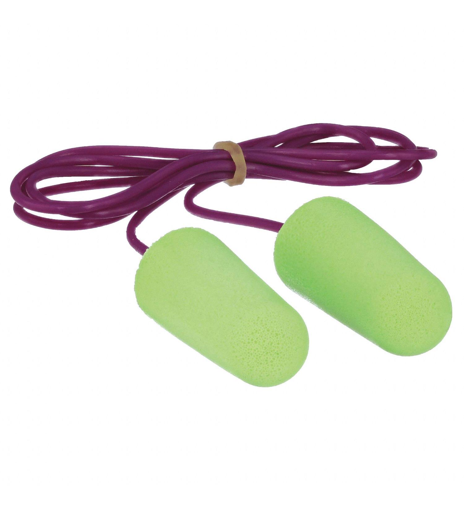 Moldex 6882 Pura-Fit Foam Earplugs PlugStation Corded Bright Green 150 NRR33 dB