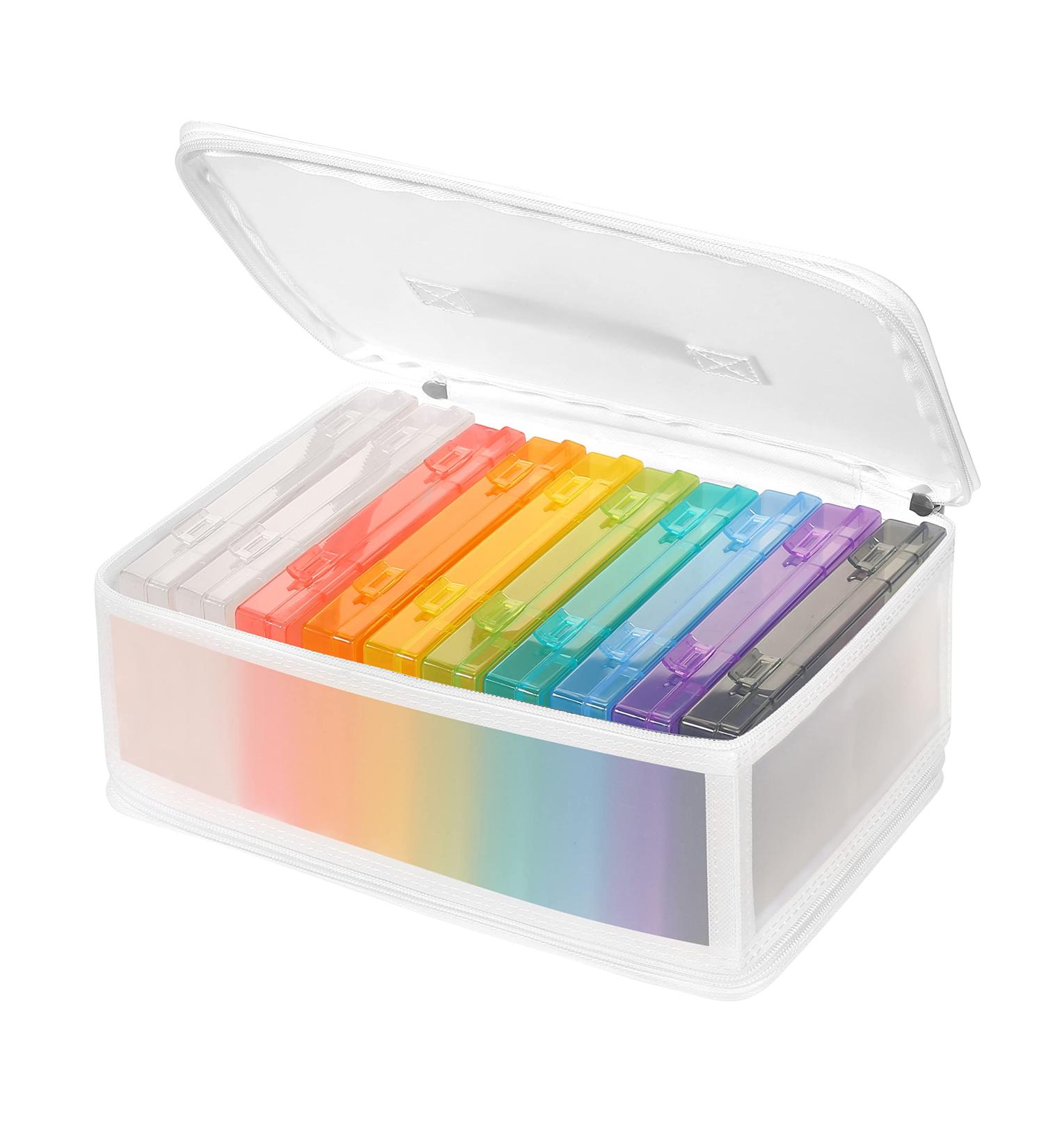 10 Pack Large Photo Storage Boxes- Organize & Store 1000 Photos, Cards, and More with Gbivbe Photo Storage Bag - 9 Colors - Buy Online on GoSupps.com