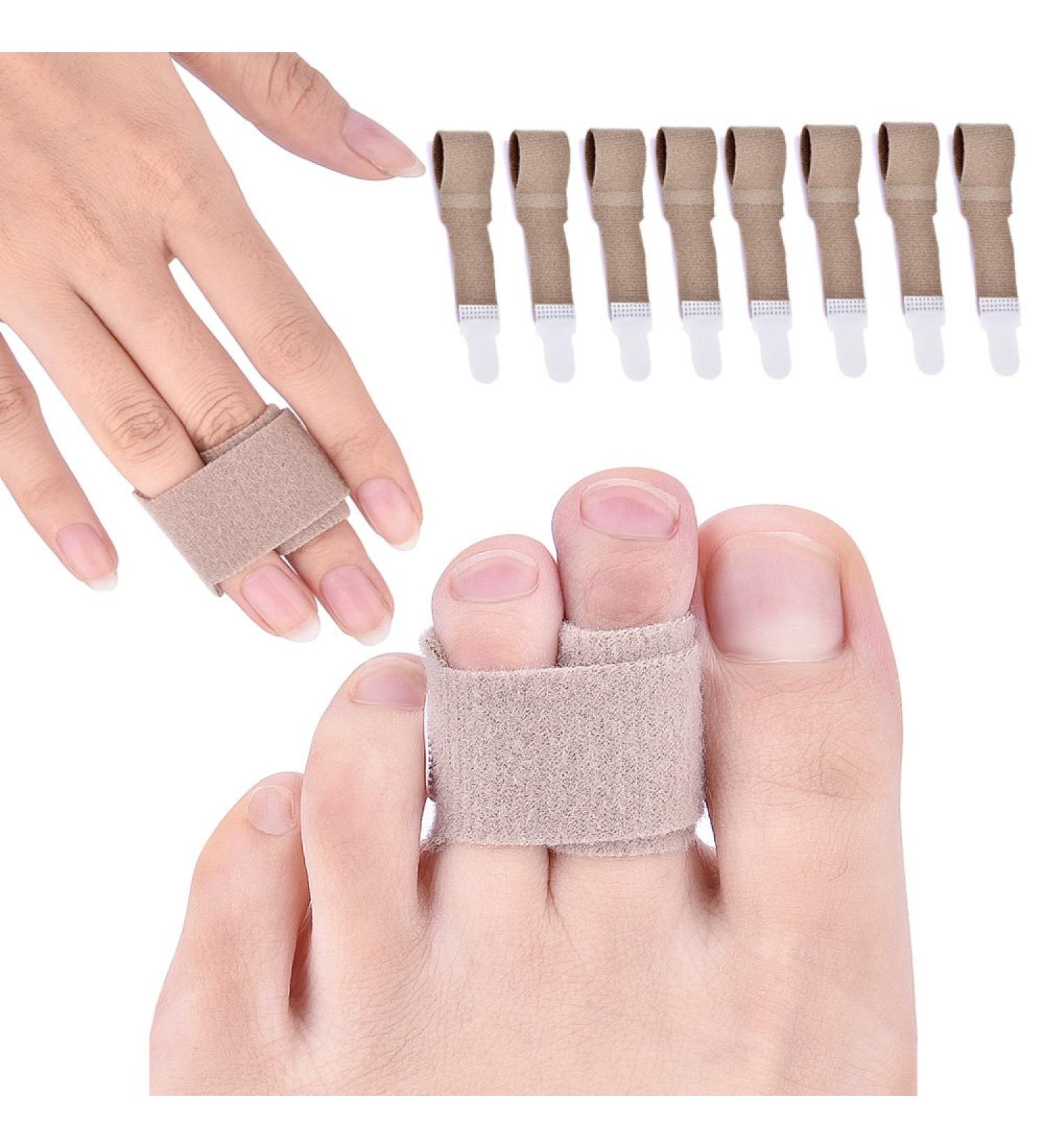 Toe Separators Splint - 8 Pcs Anti-Slip Hammer Toe Straightener for Pain Relief & Comfort - Buy Online on GoSupps.com
