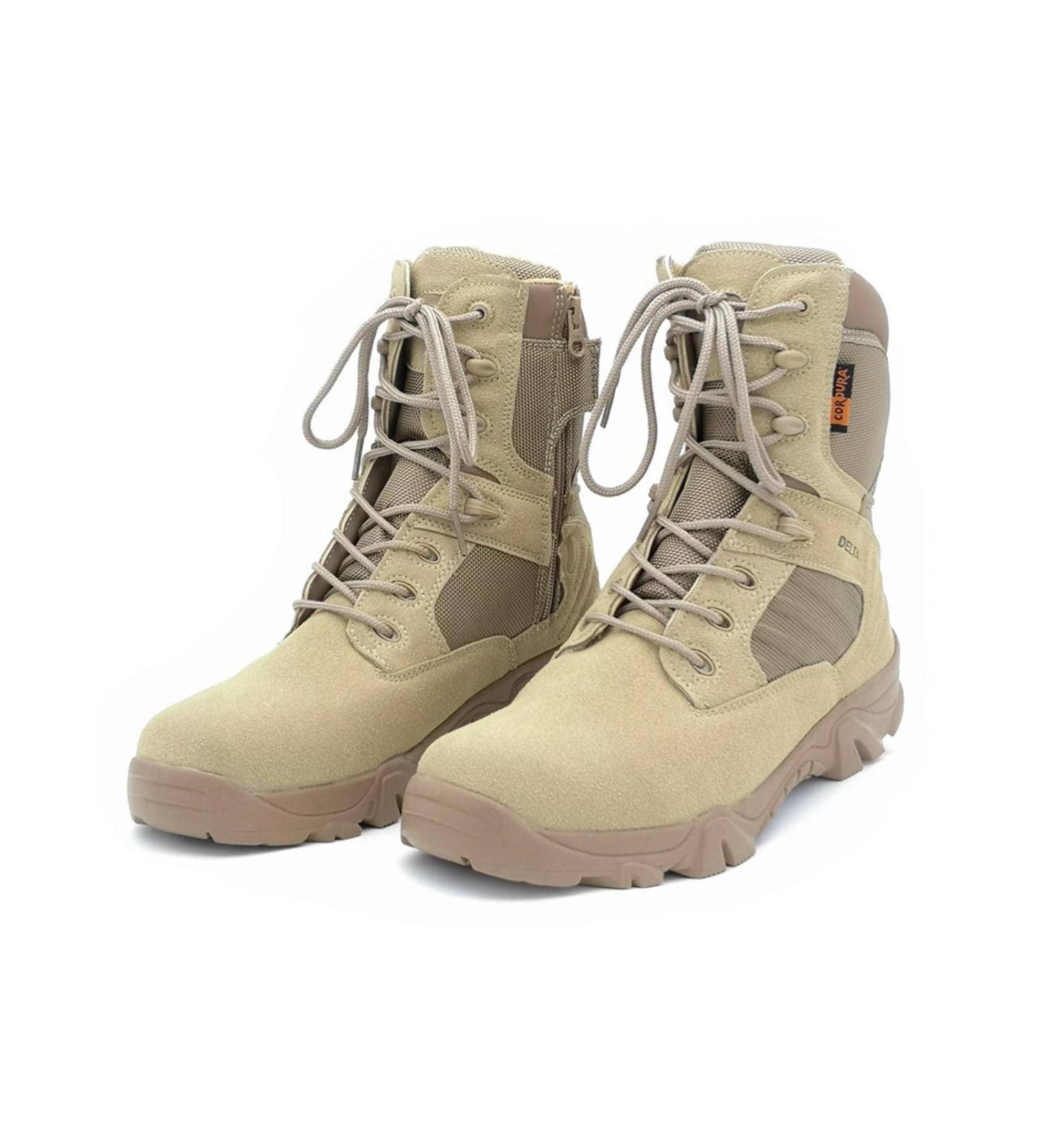 Nc Mountaineering Battlefield Tactical High-Top Combat Boots - Desert 40 - Buy Online on GoSupps.com