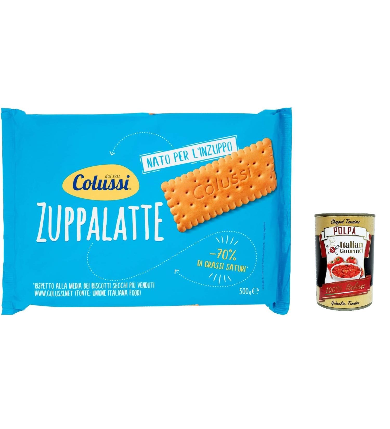  Italian Gourmet E.R. Colussi Italian Biscuit Pallets Without Palm Oil Biscuits Biscuits Cookies Cookies Small Pastries 250g + Italian Polpa Gourmet 400g Set of 6 - Buy Online on GoSupps.com