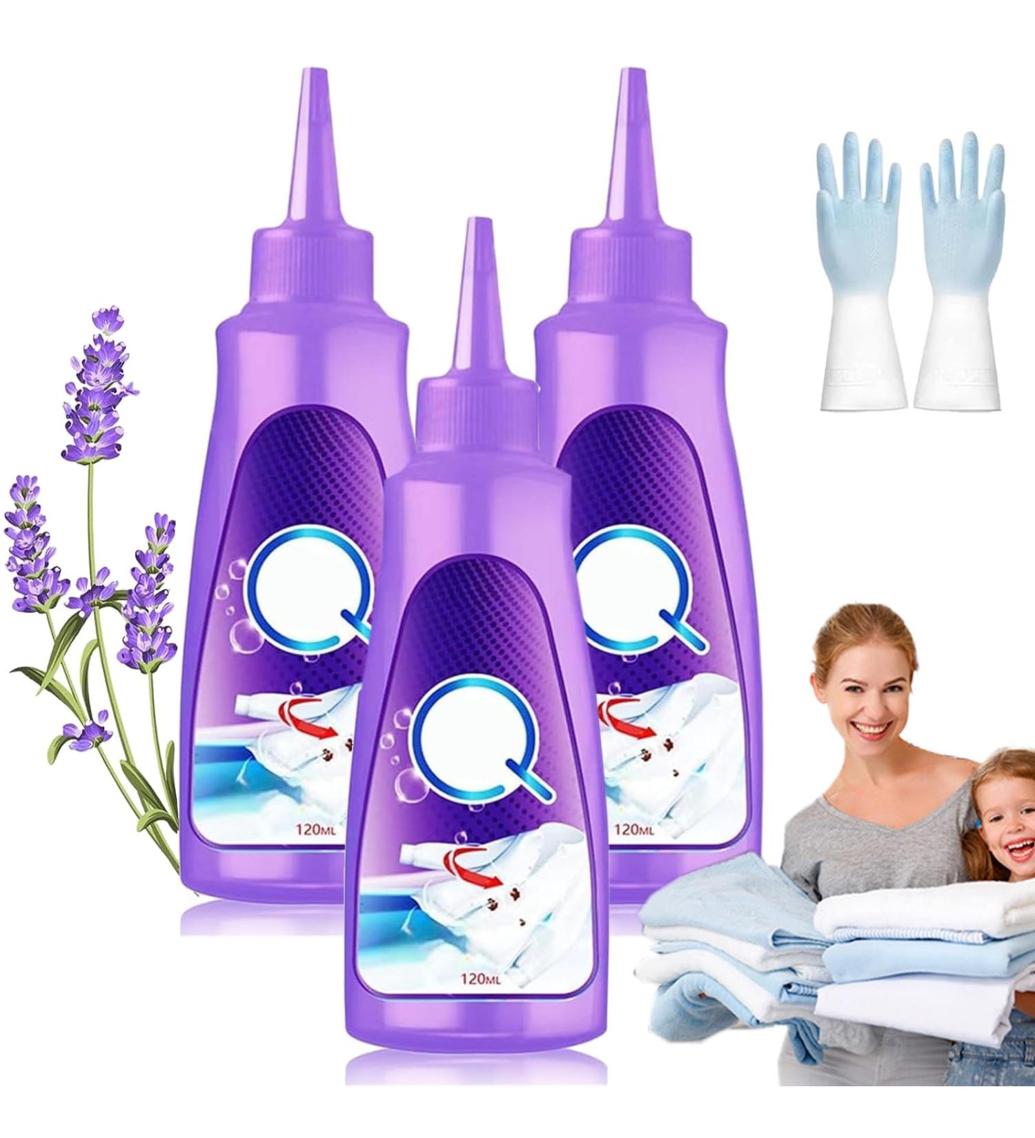 Lakatarina Stain Remover Active Enzyme Laundry Stain Remover Laundry Stain Remover Garment Stubborn Stain Cleaner Oil Remover for All Washable Fabrics (3PCS) - Buy Online on GoSupps.com