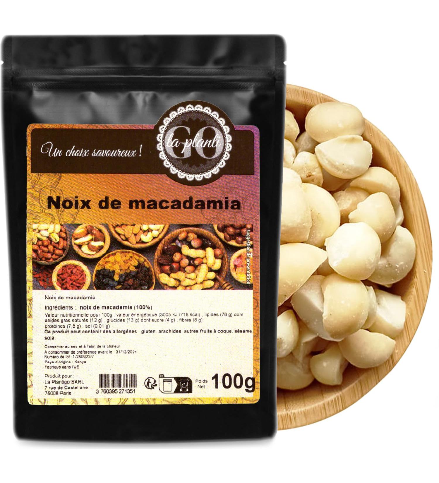 Macadamia nuts 100 g - LA PLANTIGO - Buy Online on GoSupps.com