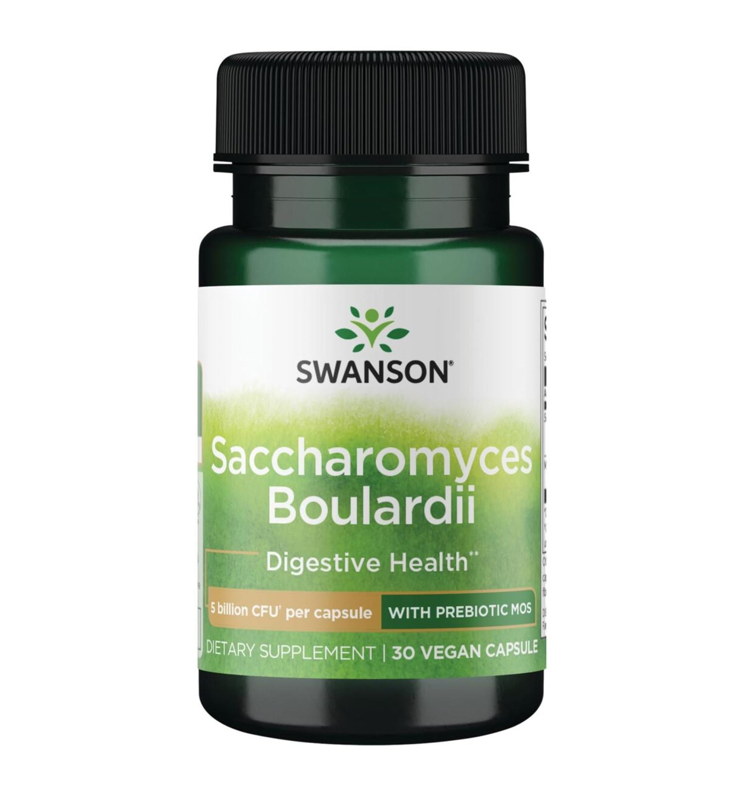 Swanson Saccharomyces Boulardii 5 Billion Cfu 30 Veg Capsules - Buy Online on GoSupps.com