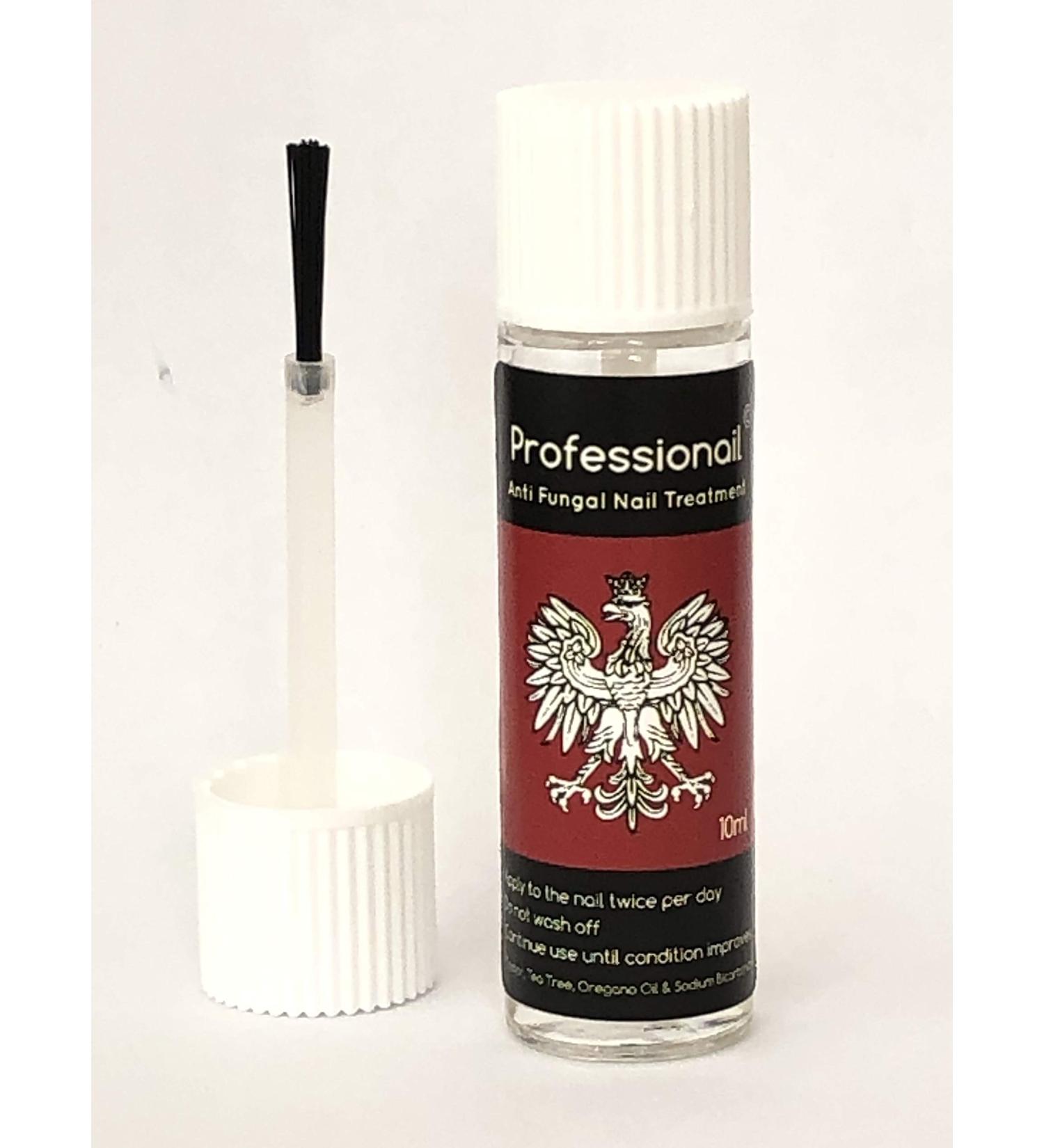 PROFESSIONAIL Anti Fungal Nail Treatment - 10ml - Stop Toenail & Fingernail Infections - Max Strength Fungus Remover - Discolouration Brittle Cream Cracked Nails- Extra Strength That Works! - Buy Online on GoSupps.com