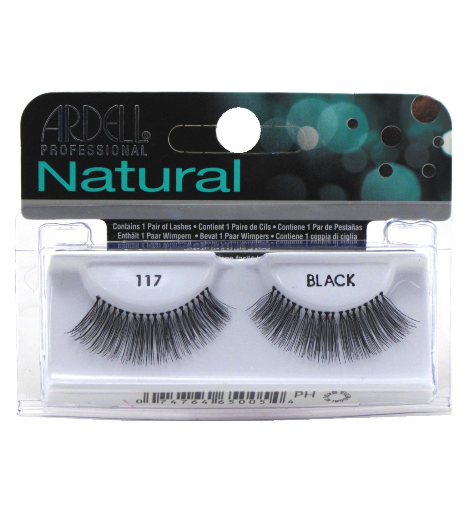 Ardell Natural Lashes 117 Black (6 Pack) - Buy in Bulk and Save on Ardell False Eyelashes - Buy Online on GoSupps.com