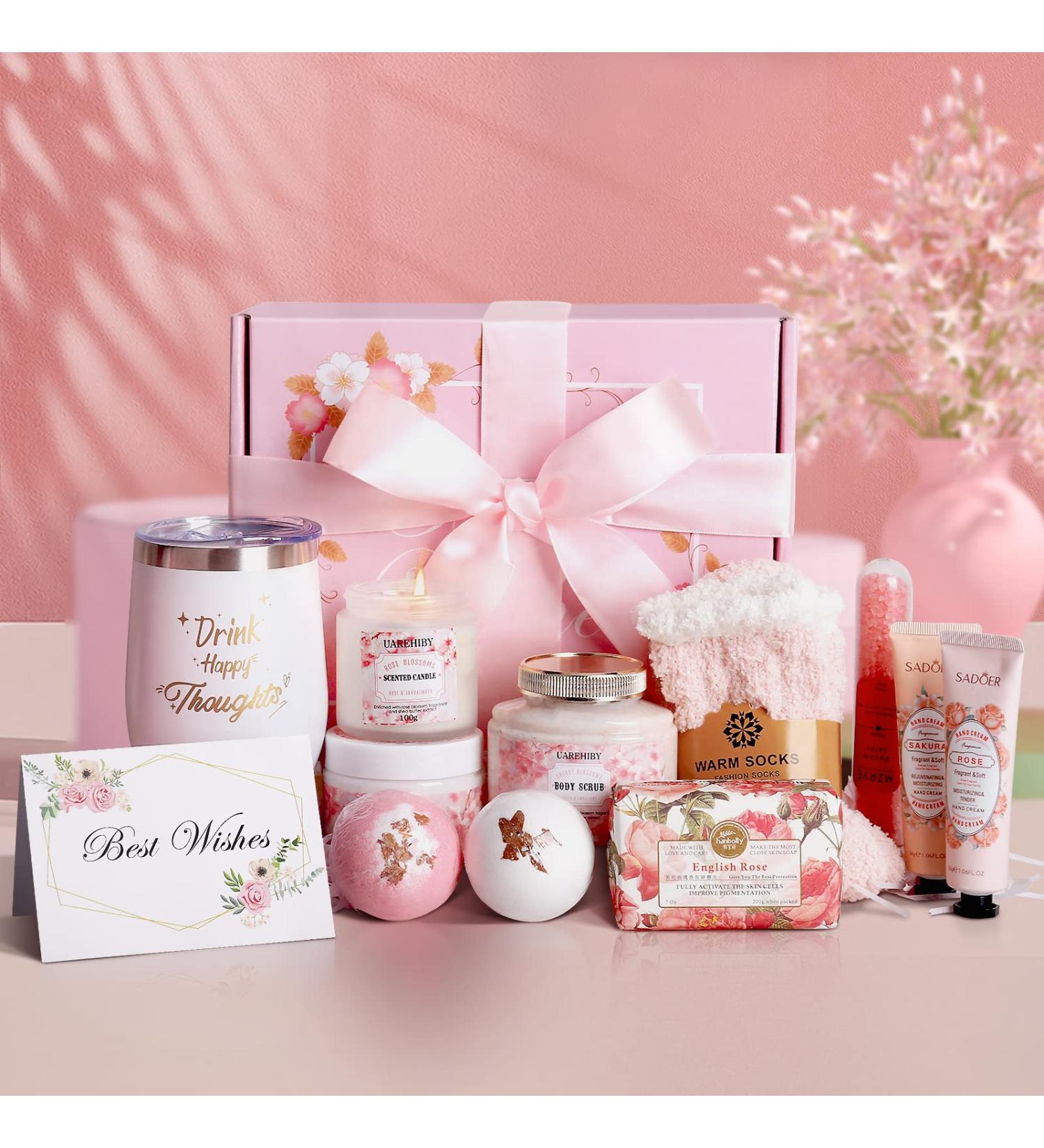 14 PCS Relaxing Spa Gift Basket for Women - Perfect Birthday, Christmas, Valentine's Day, or Mother's Day Gift for Mom, Sister, Wife, Best Friend, Girlfriend - Body Self Care Set - Buy Online on GoSupps.com