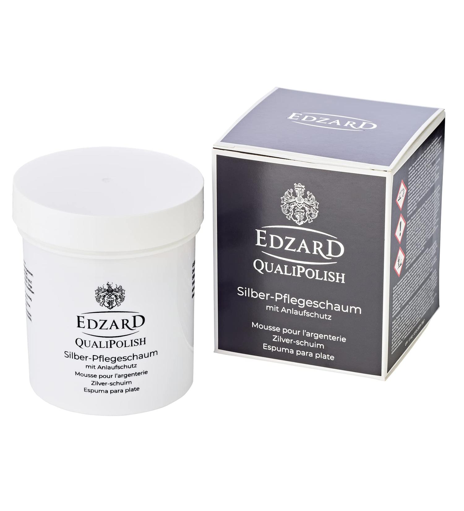 Edzard Qualipolish Silver Care Foam 200g - Jewelry Coin & Cutlery Cleaner | Premium Polish for Brass Silver & Gold | International Shipping Available - Buy Online on GoSupps.com