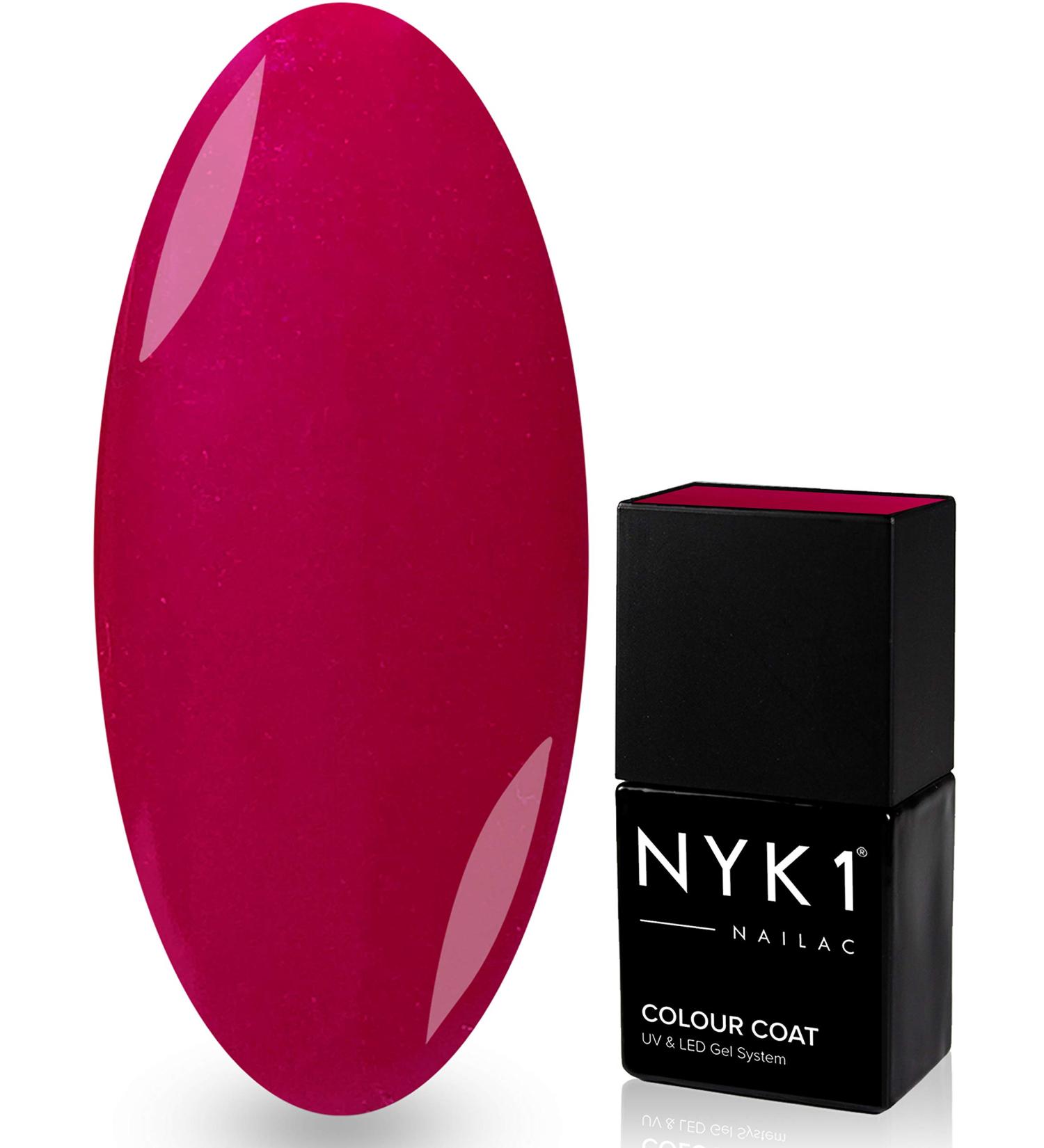 NYK1 NAILAC - SUNSET RED - Professional Gel Nail Polish - UV and LED Drying - Quick Soak Off Gel Polish 10ml - Over 100 Gel Nail Polish Nailac Colours to Choose From! - Buy Online on GoSupps.com