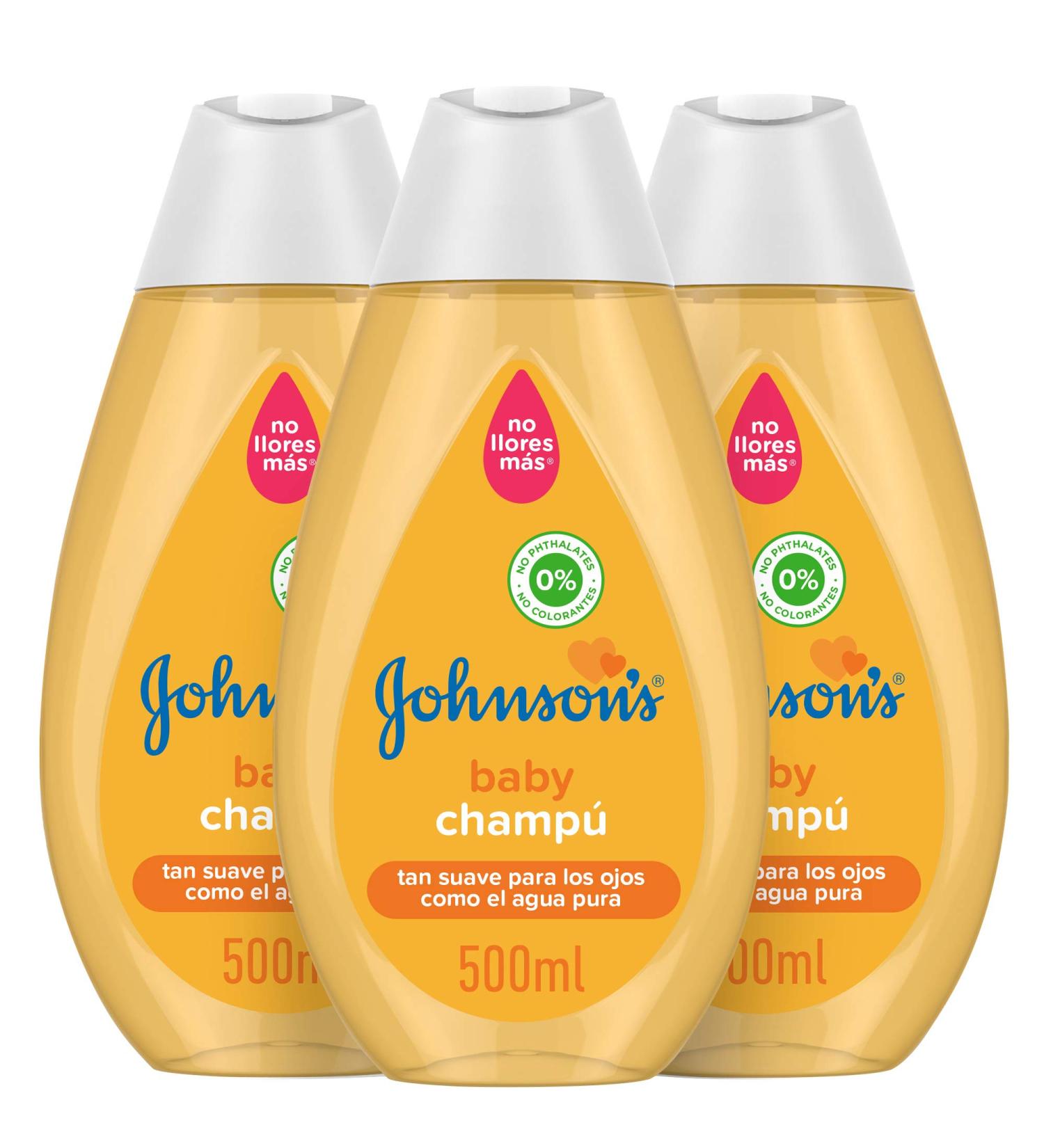 Buy Johnson's Baby Shampoo - Pack of 3 | 500ml Each | Gentle & Tear-Free | International Shipping - Buy Online on GoSupps.com
