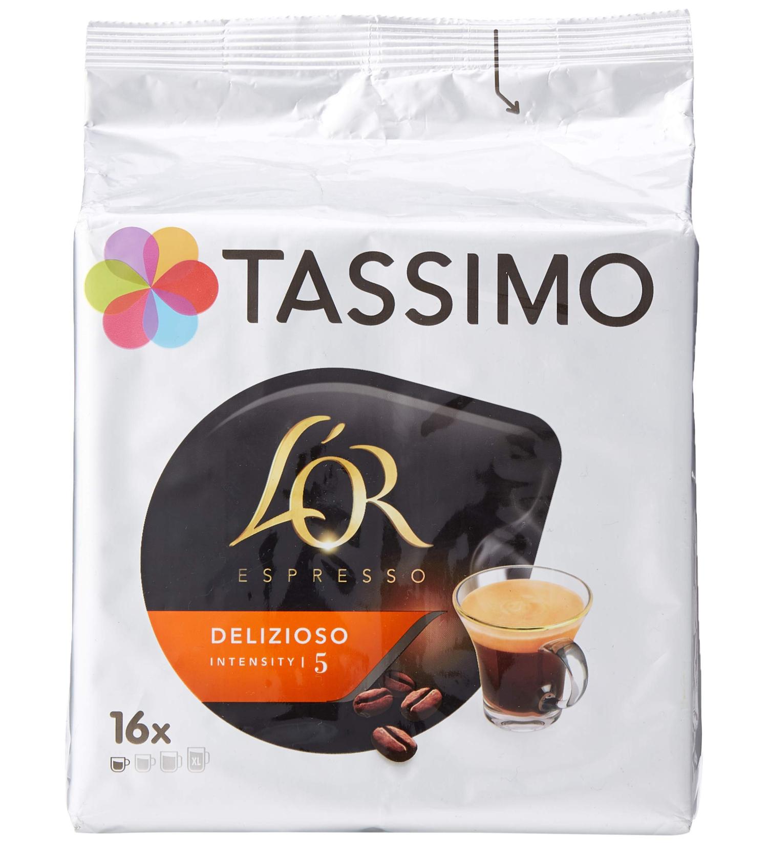 L'OR Espresso Delizioso Tassimo T Discs - 16 Count - 104g - Coffee Pods - Buy Online on GoSupps.com