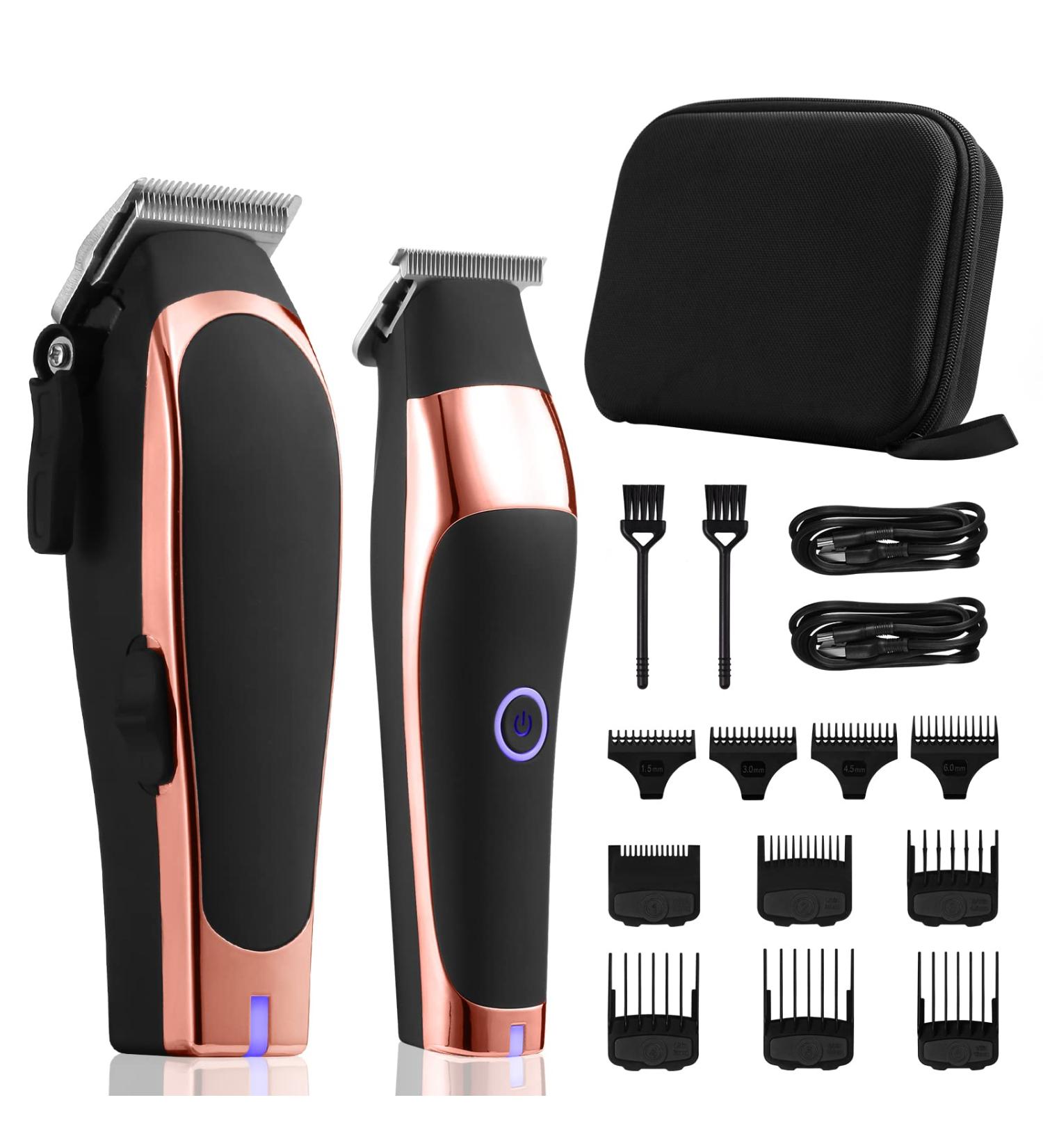 Professional Cordless Hair Clippers Set - Men's, Women's & Kids Trimmers | 4-Pack Barber Kit - Buy Online on GoSupps.com