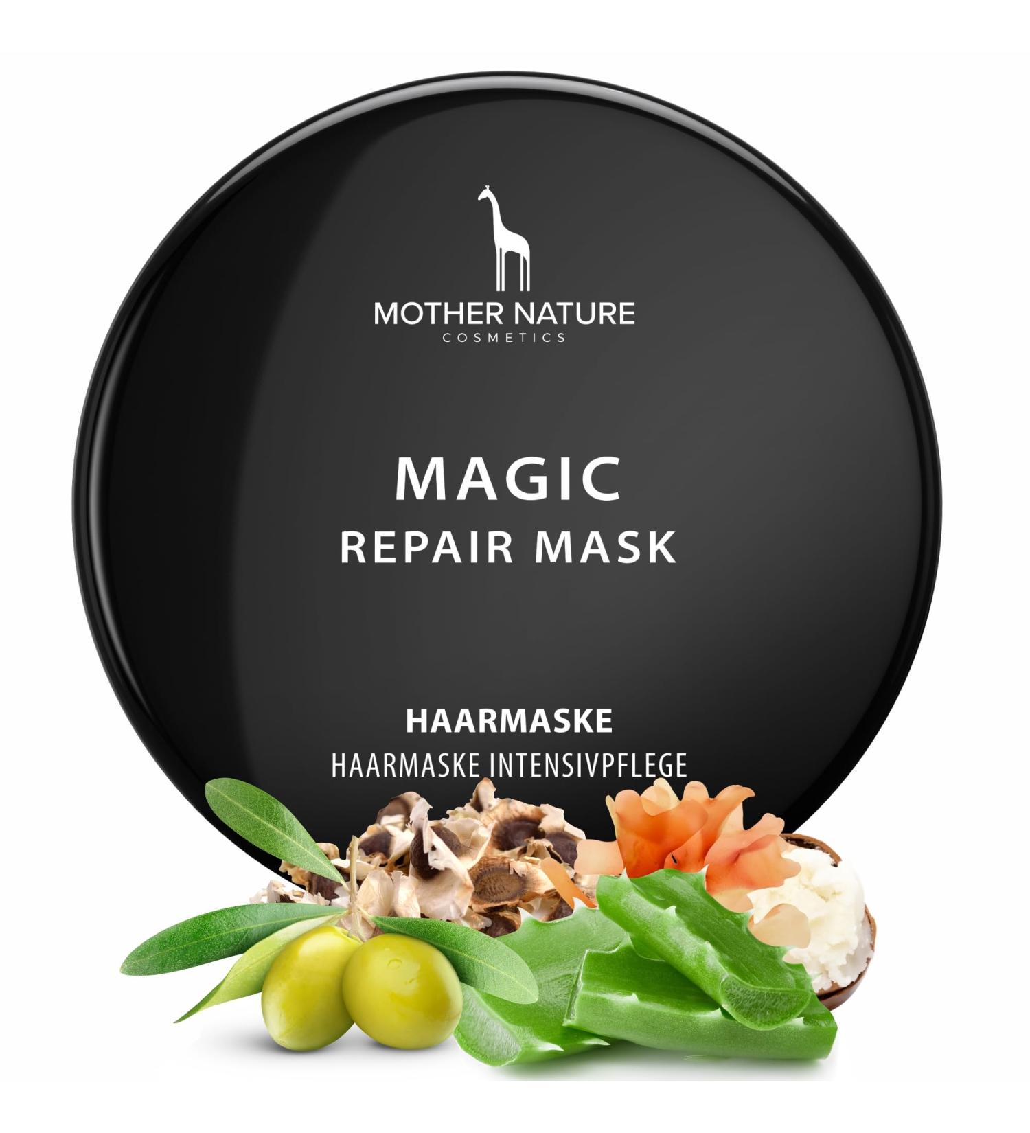 Magic Mask Hair Mask with Organic Aloe Vera Superfood Moisturizing and Fortifying Repairs and Revitalizes Hair Fibers for Shine Softness and Protection 200 ml - Buy Online on GoSupps.com